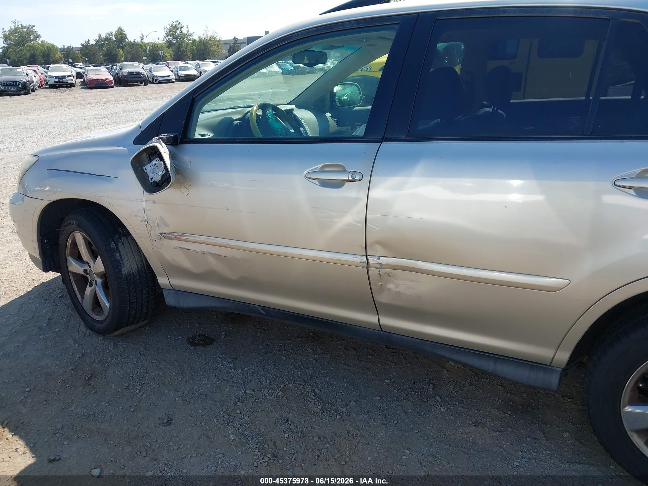 2006 Lexus Rx 330 Gold vin: JTJGA31U060062356
