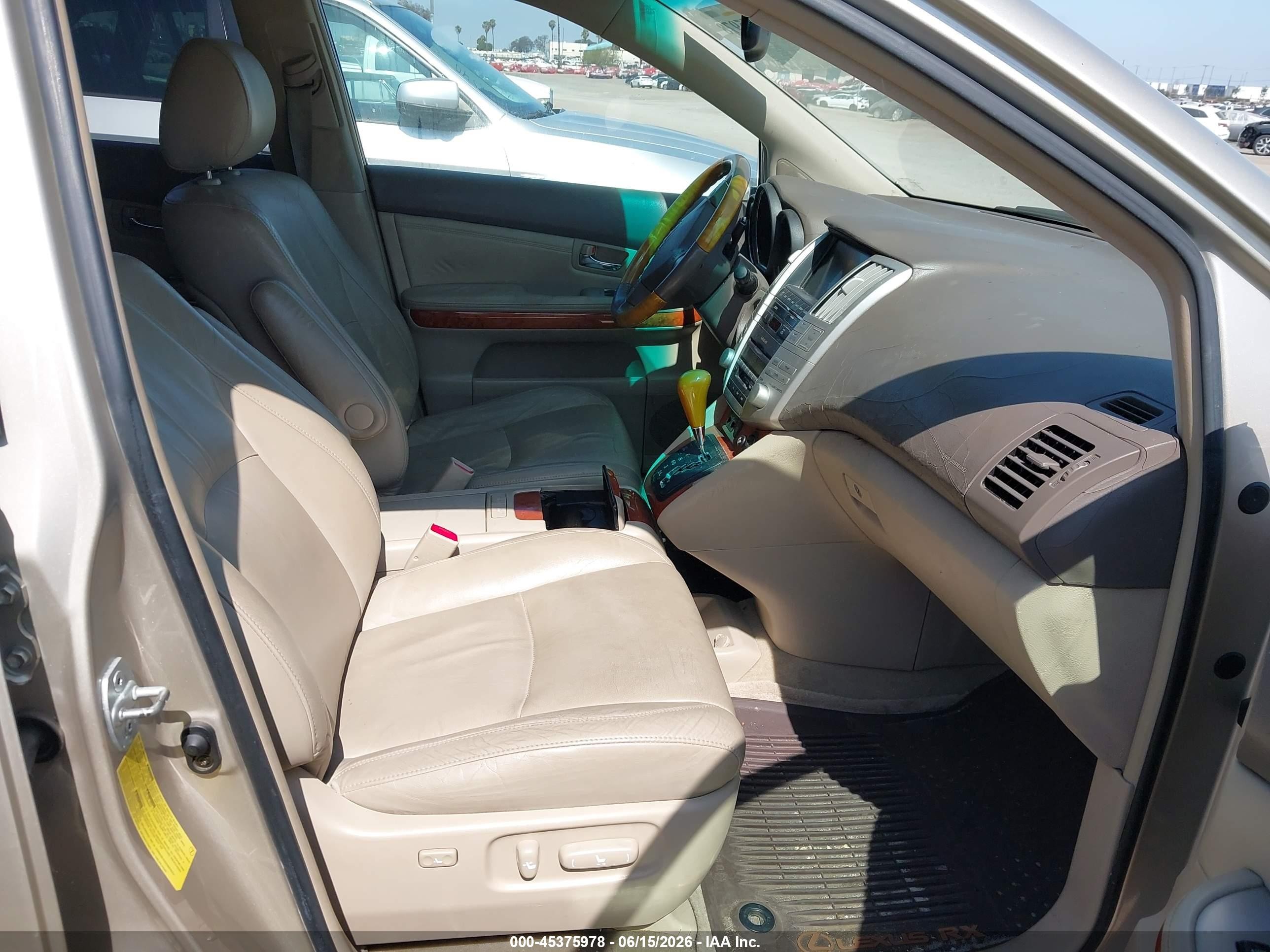 2006 Lexus Rx 330 Gold vin: JTJGA31U060062356