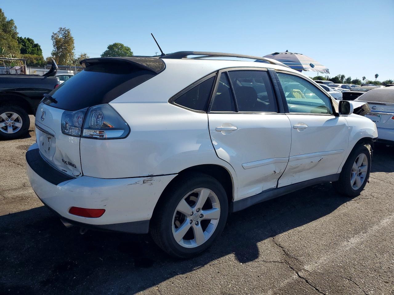 2005 Lexus Rx 330 White vin: JTJGA31U150052854