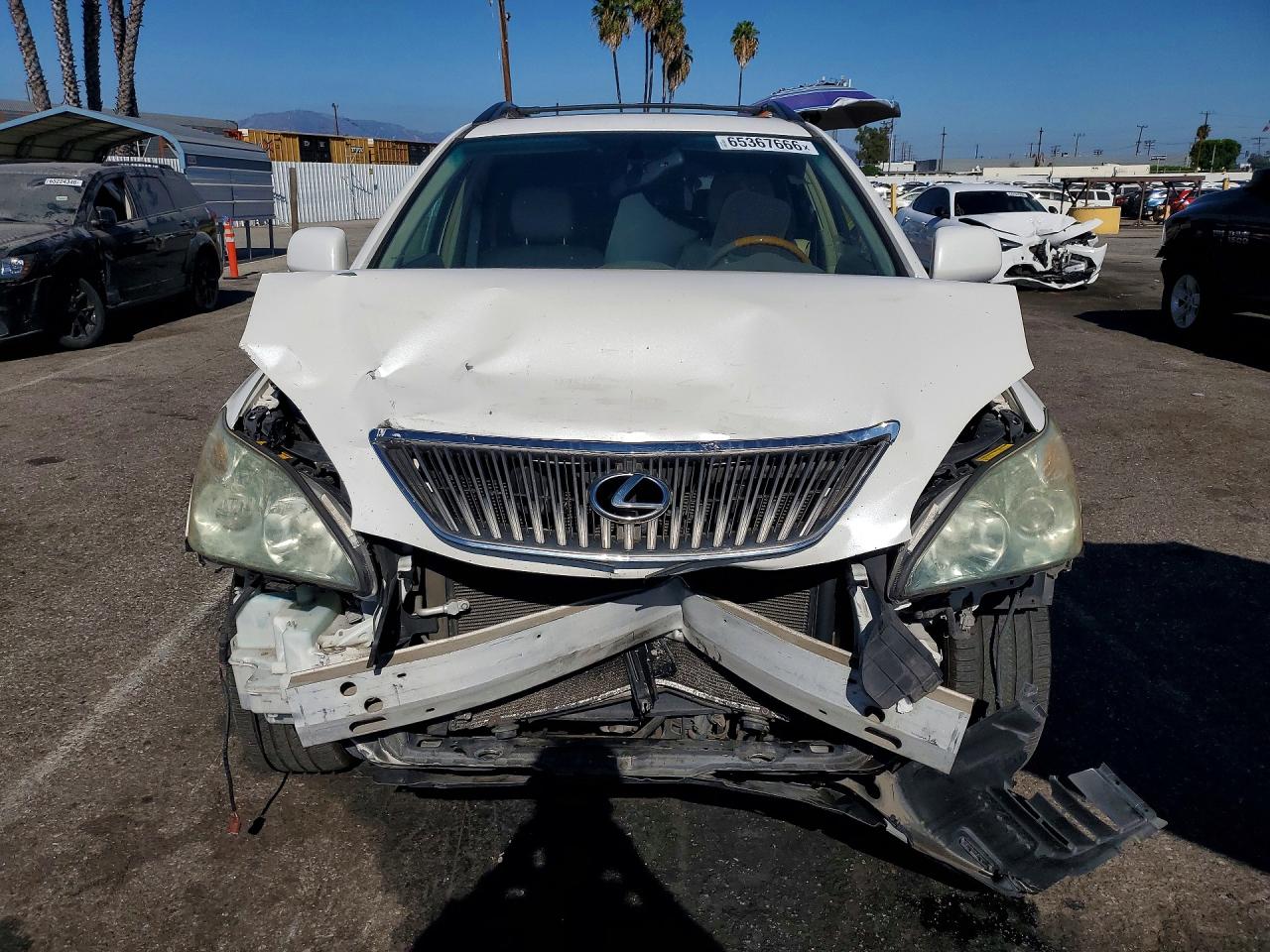 2005 Lexus Rx 330 White vin: JTJGA31U150052854