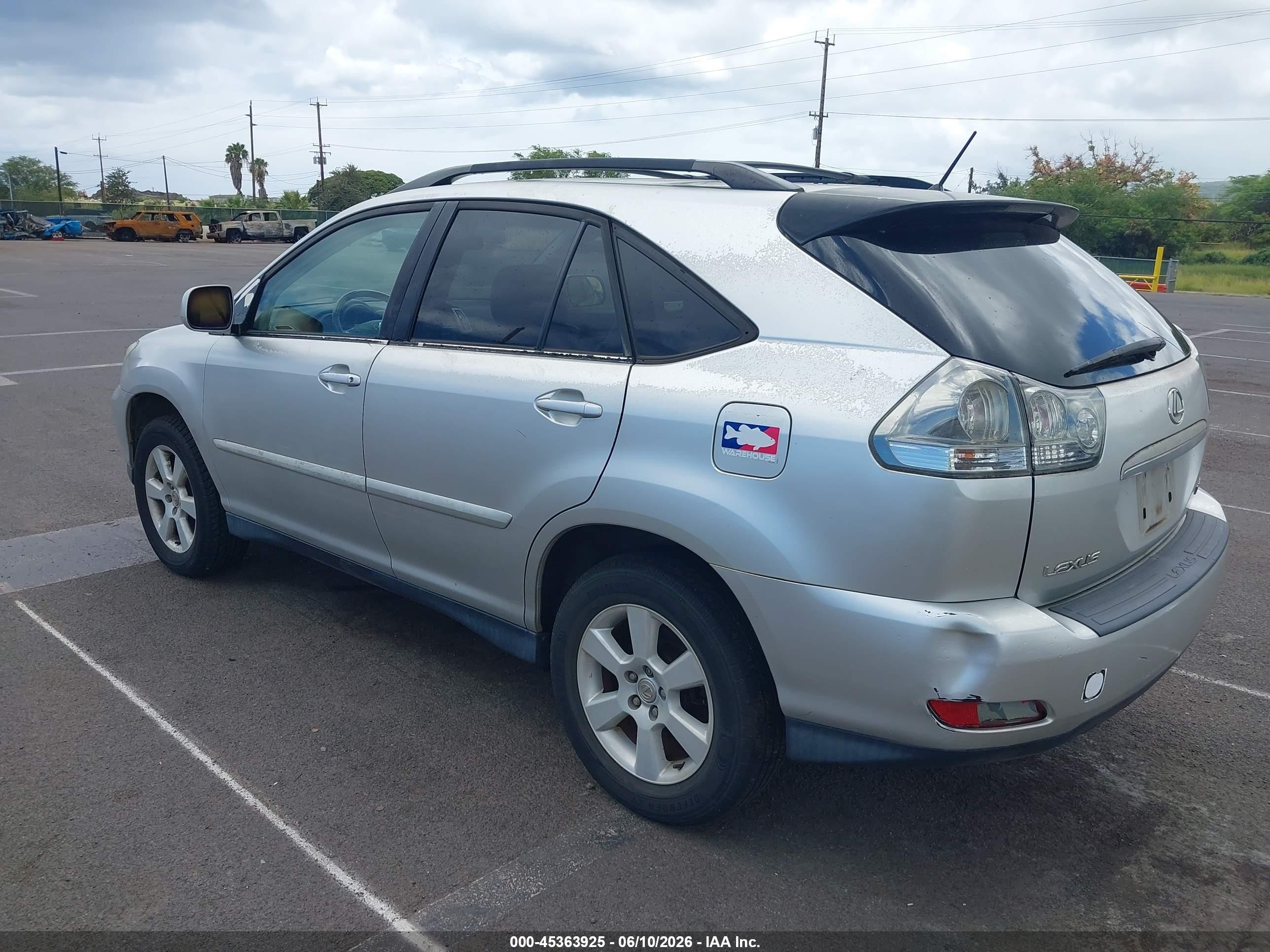 2005 Lexus Rx 330   Silver vin: JTJGA31U150057794