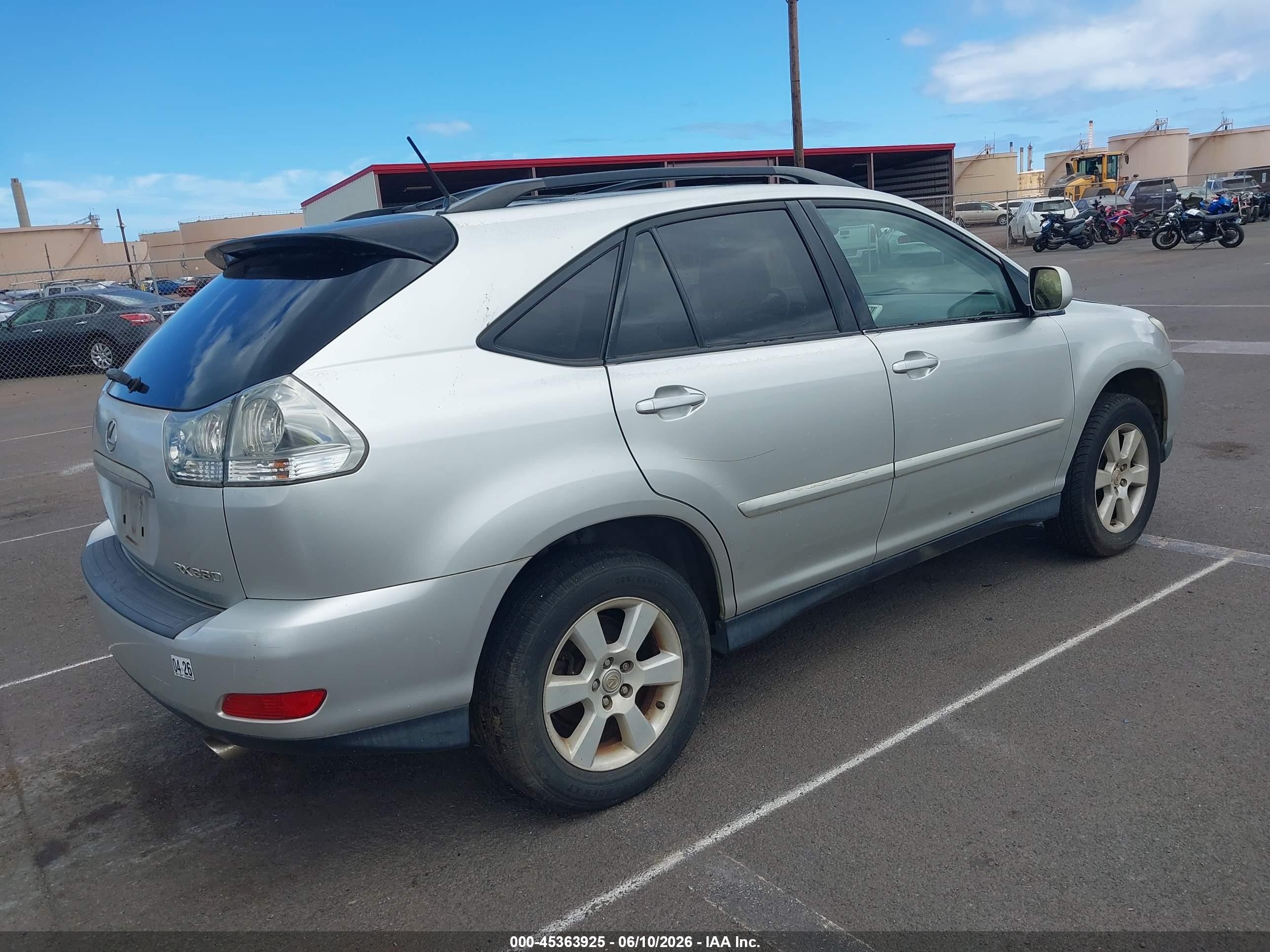 2005 Lexus Rx 330   Silver vin: JTJGA31U150057794