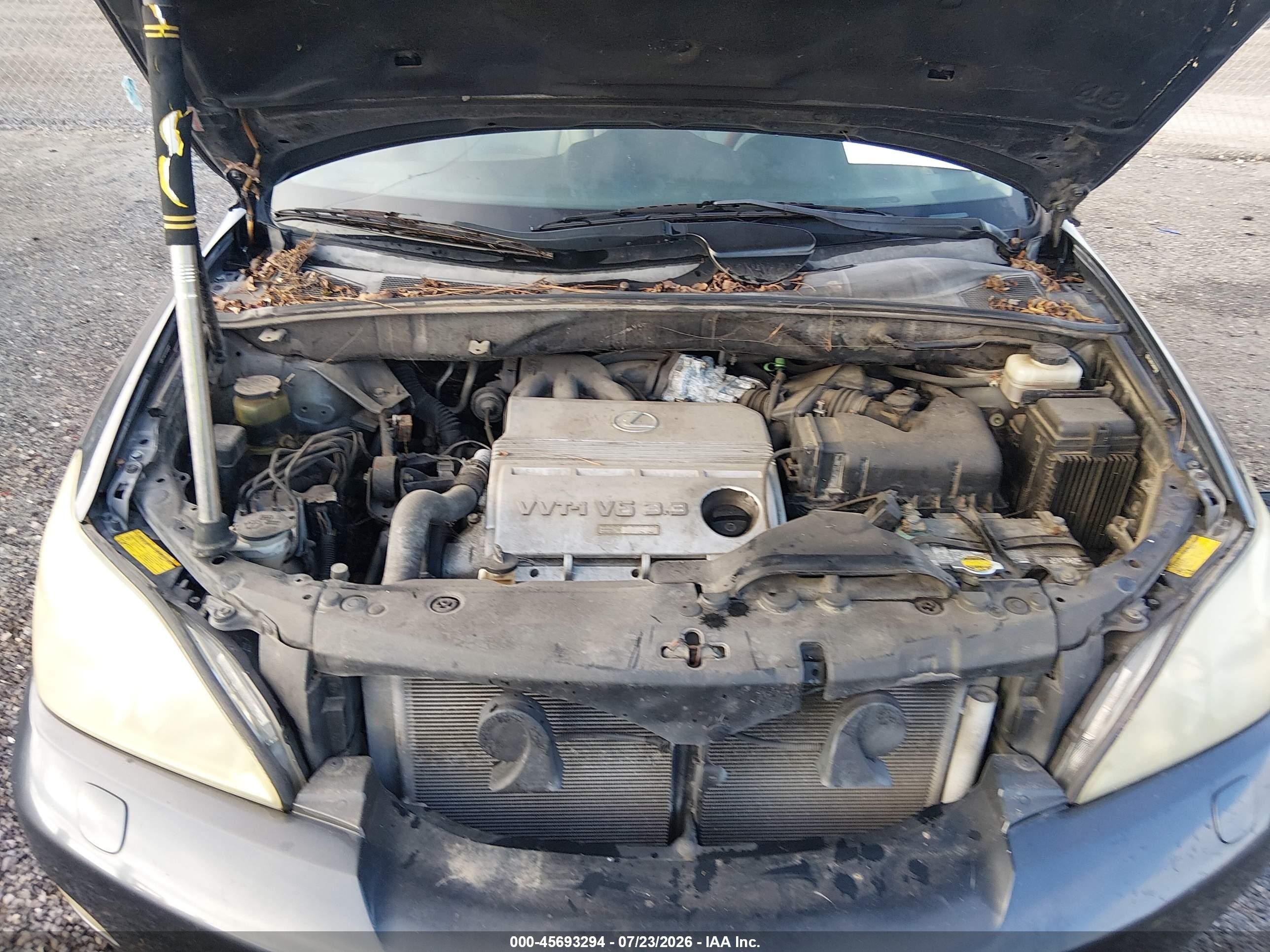 2004 Lexus Rx 330   Gray vin: JTJGA31U240009834