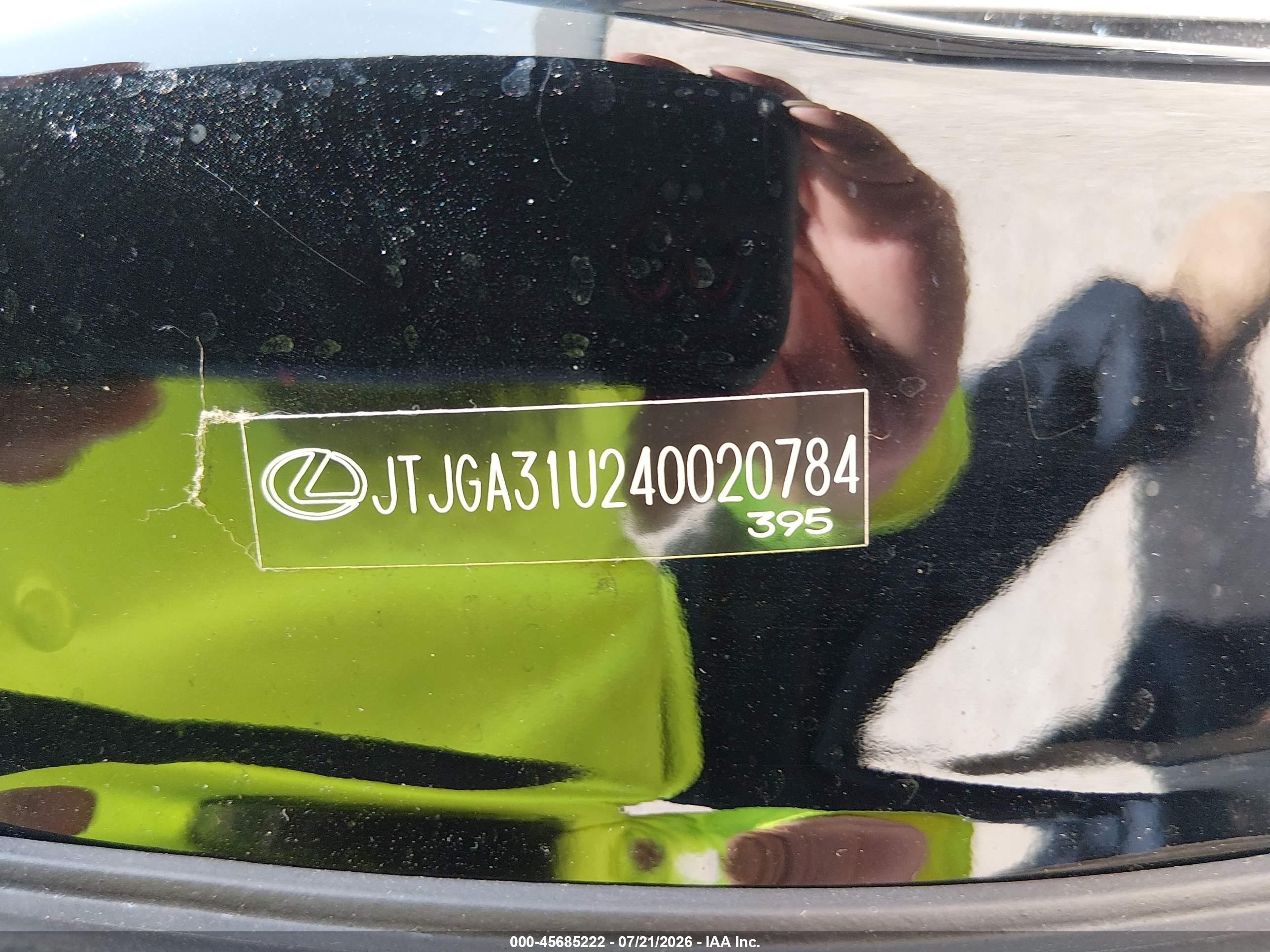 2004 Lexus Rx 330   Черный vin: JTJGA31U240020784