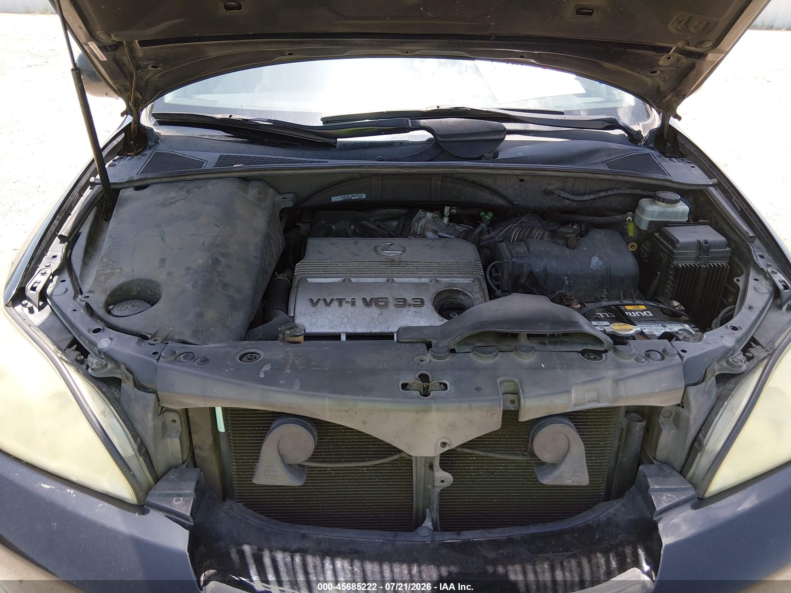 2004 Lexus Rx 330   Черный vin: JTJGA31U240020784