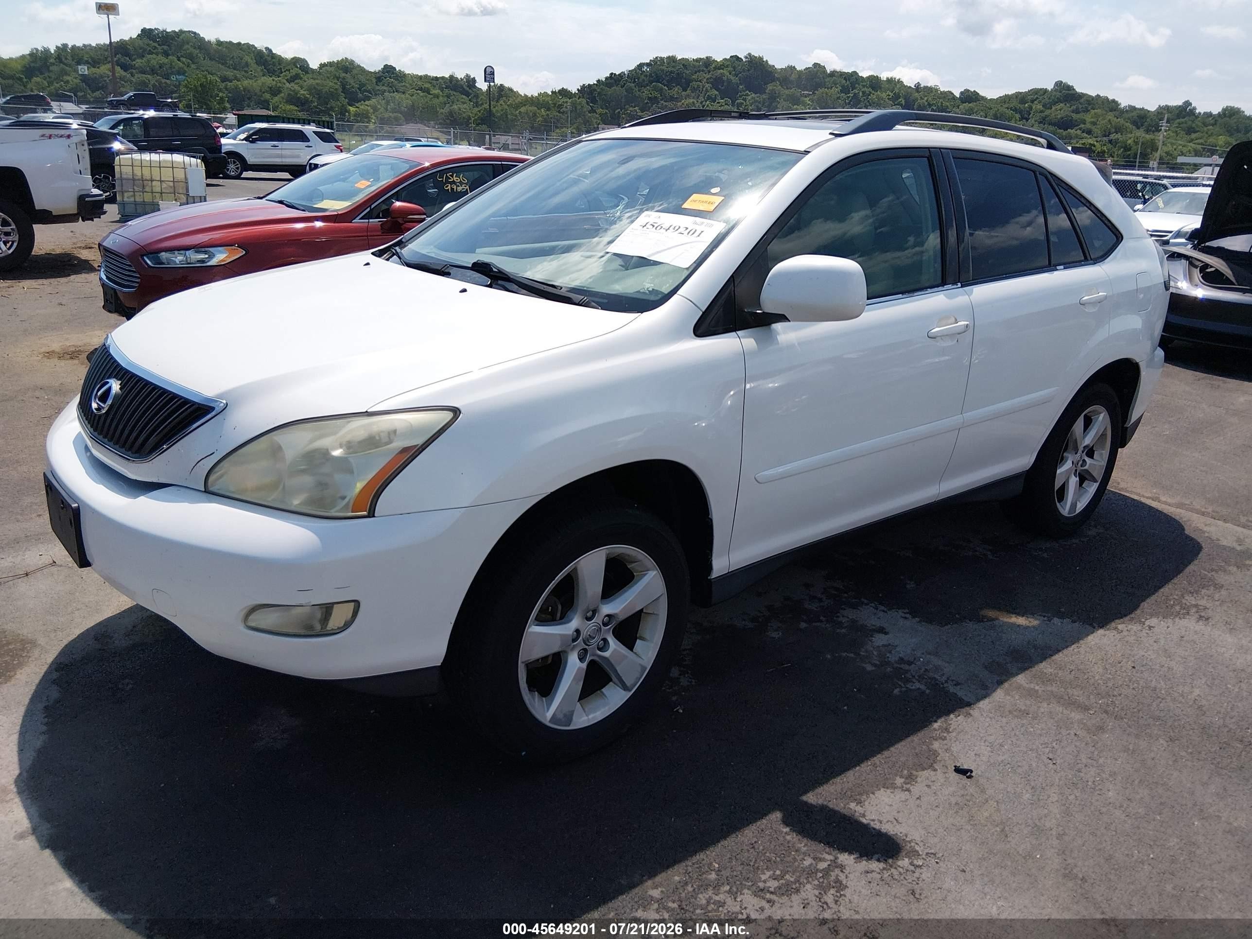 2004 Lexus Rx 330   White vin: JTJGA31U240027038