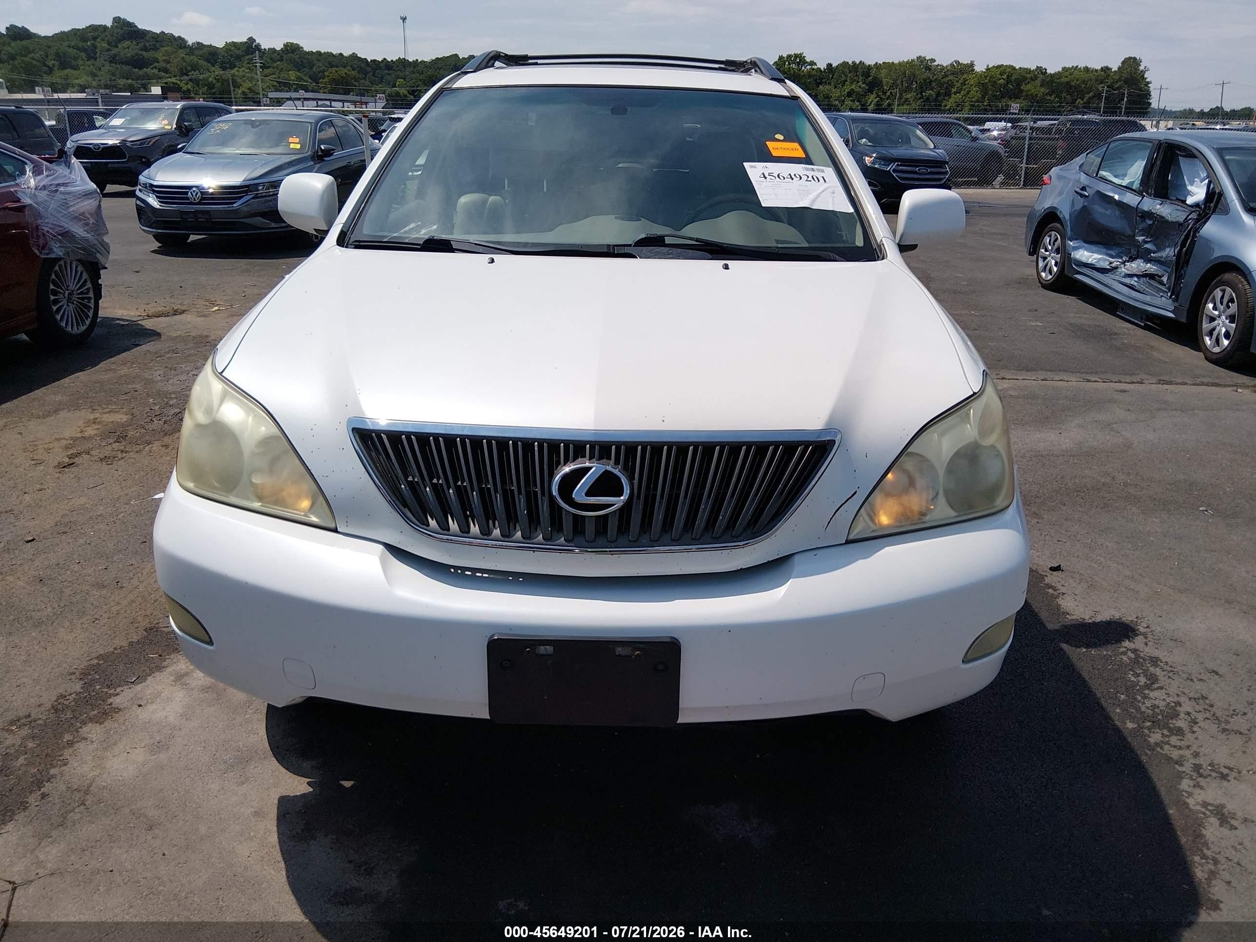 2004 Lexus Rx 330   White vin: JTJGA31U240027038