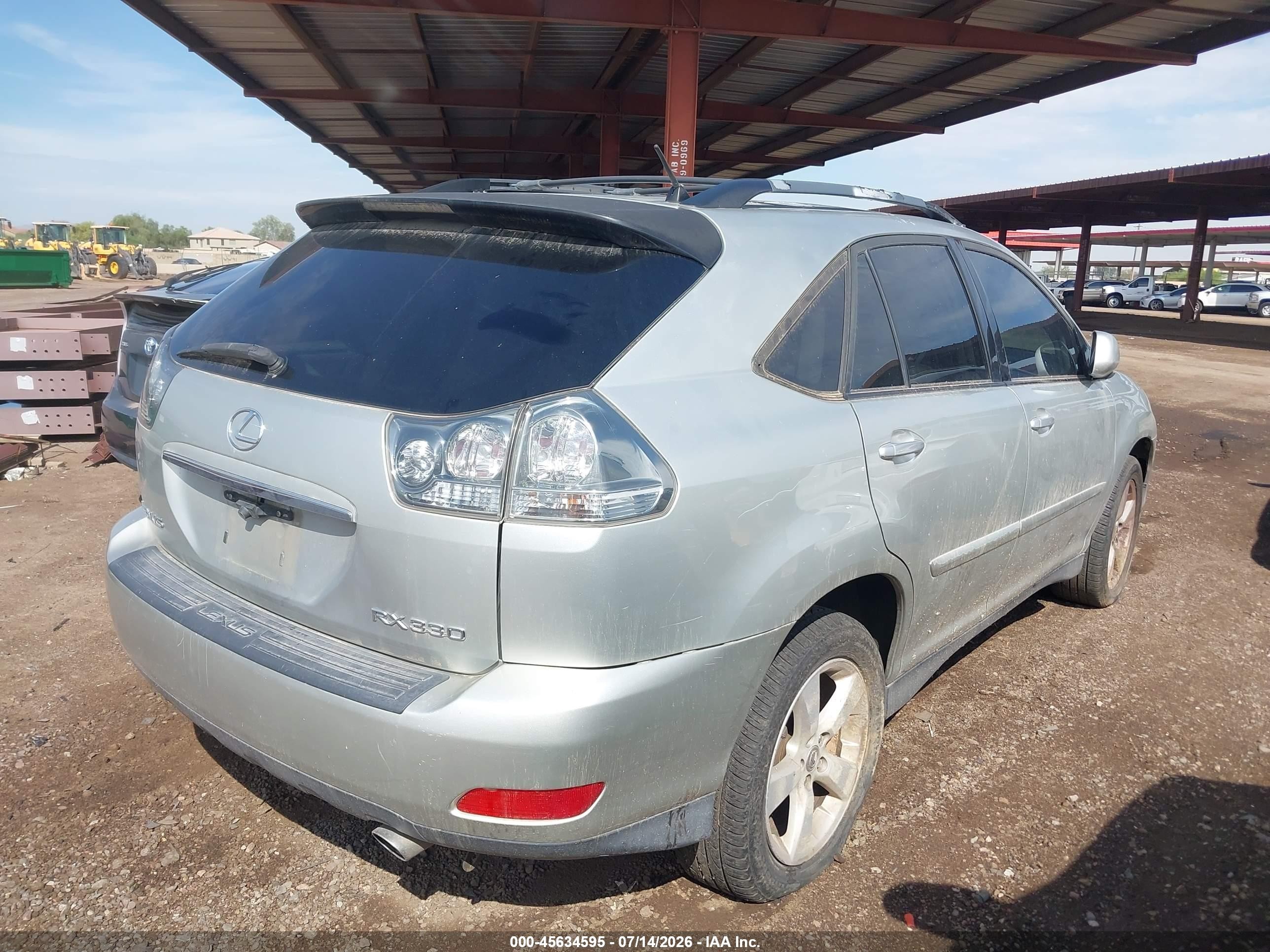 2004 Lexus Rx 330   Silver vin: JTJGA31U240030277