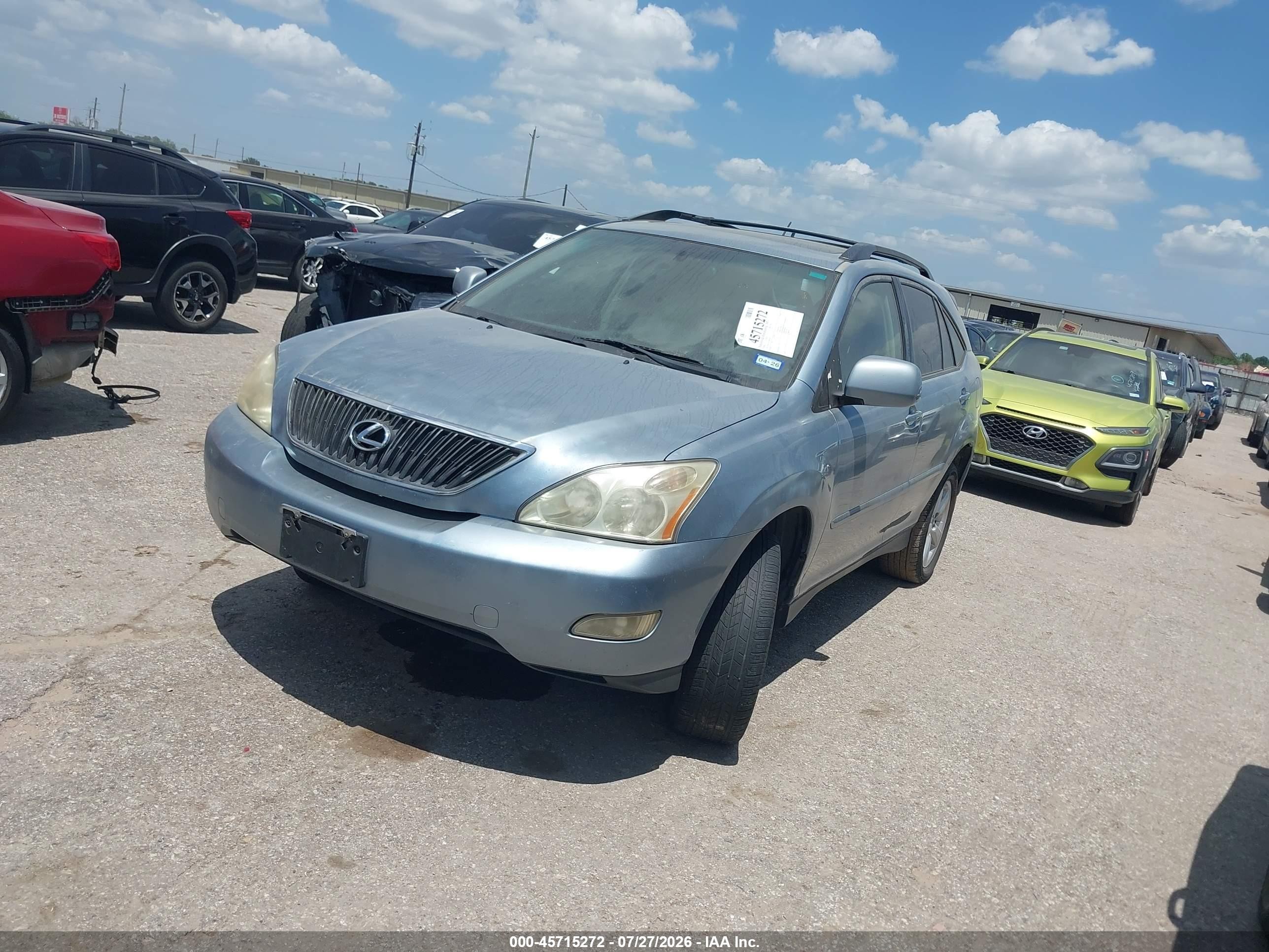2004 Lexus Rx 330   Light Blue vin: JTJGA31U240034507