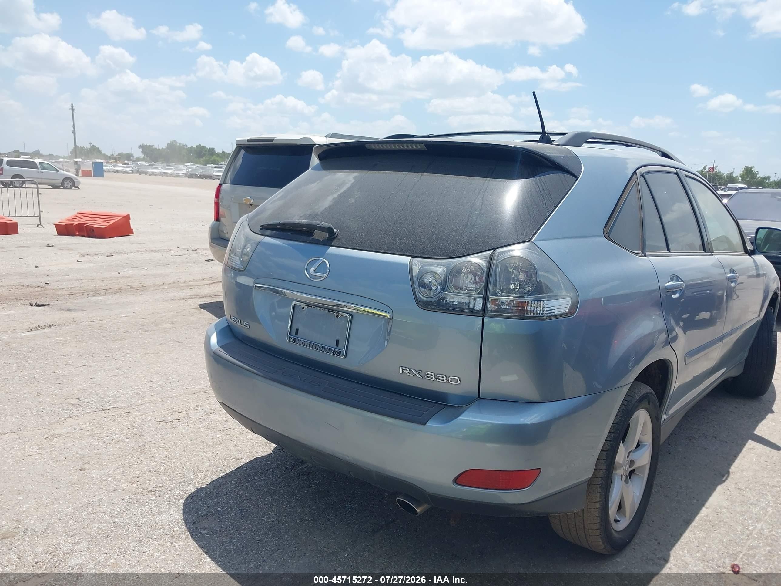 2004 Lexus Rx 330   Light Blue vin: JTJGA31U240034507