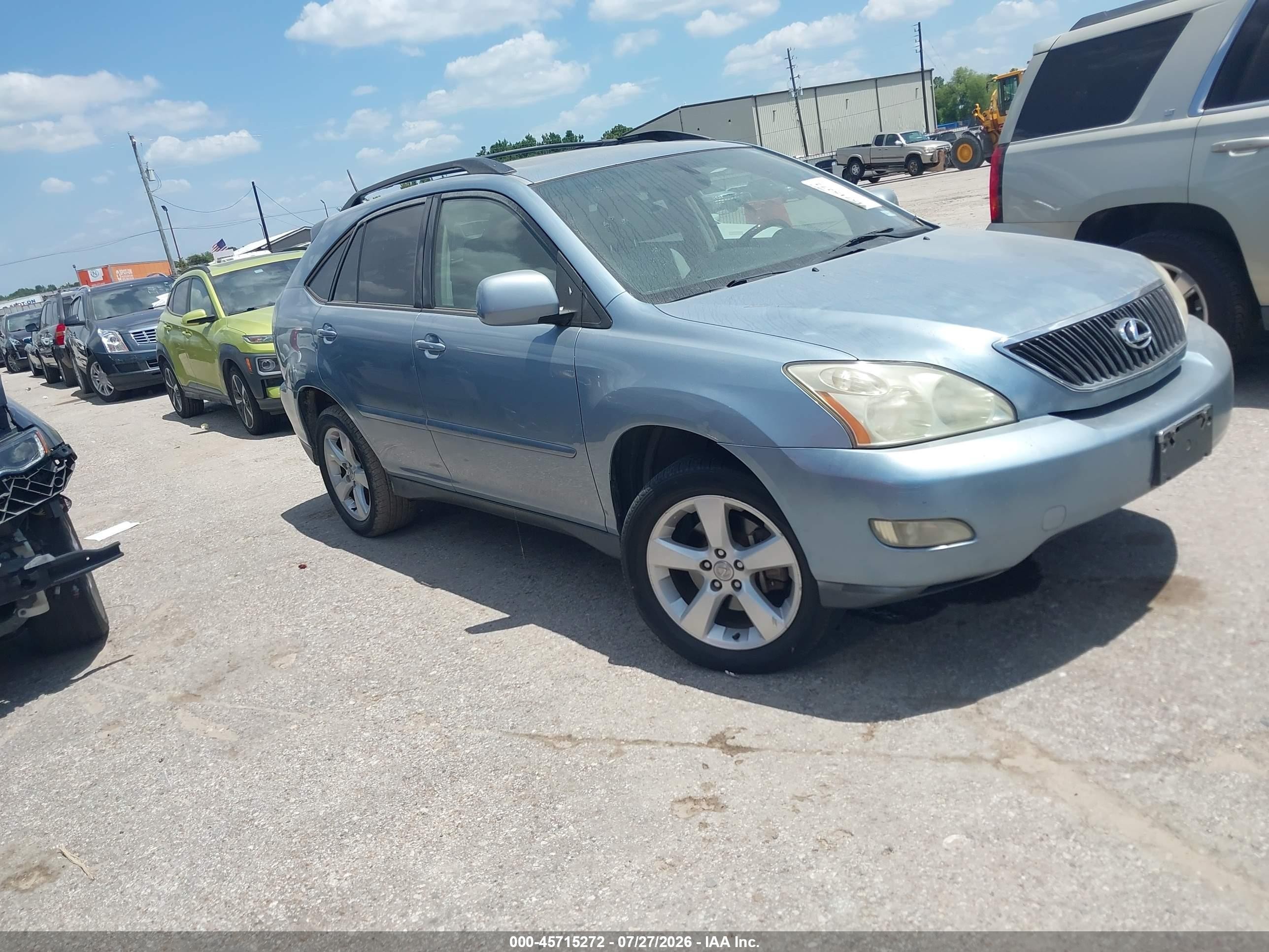 2004 Lexus Rx 330   Light Blue vin: JTJGA31U240034507