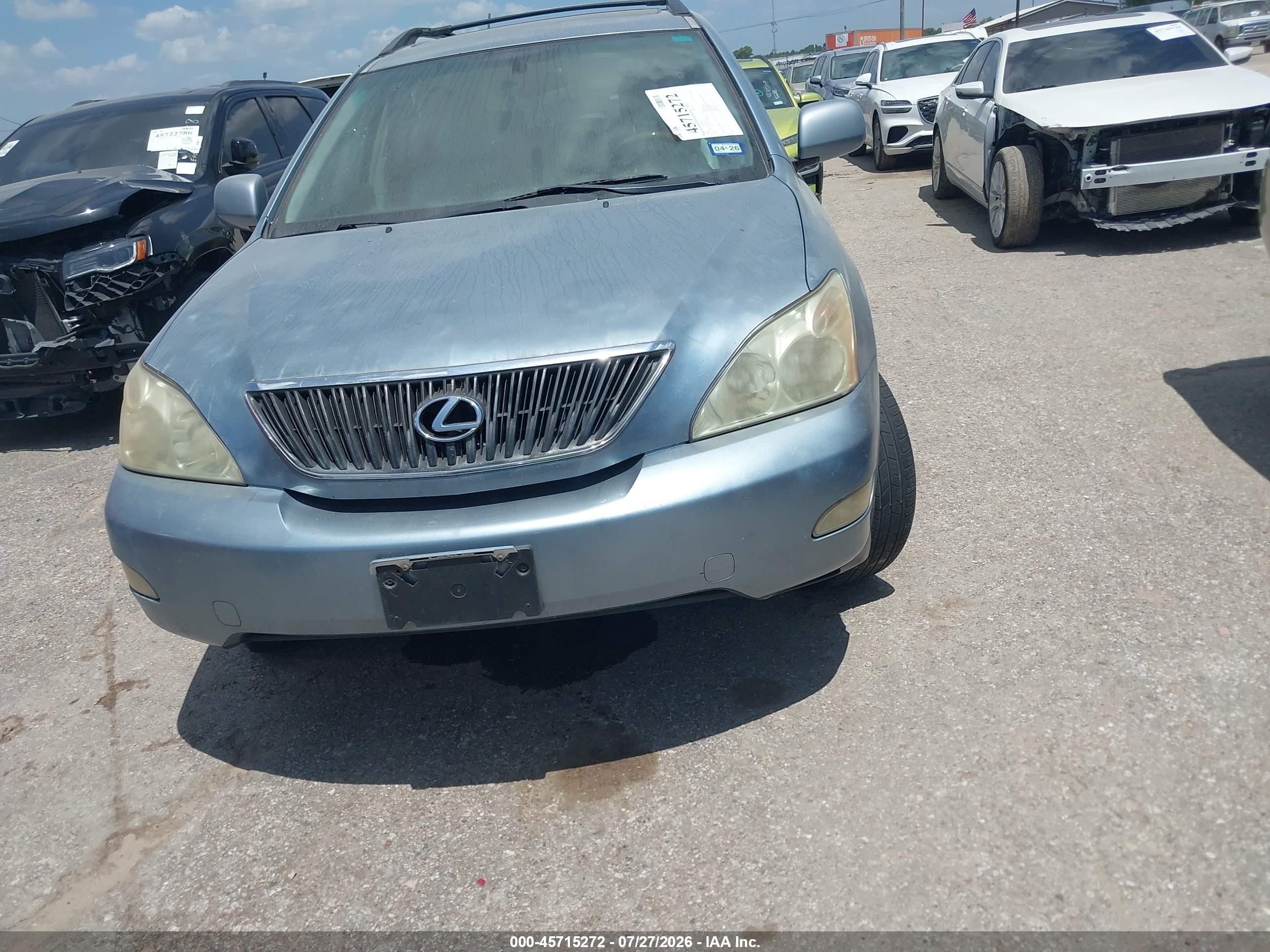 2004 Lexus Rx 330   Light Blue vin: JTJGA31U240034507