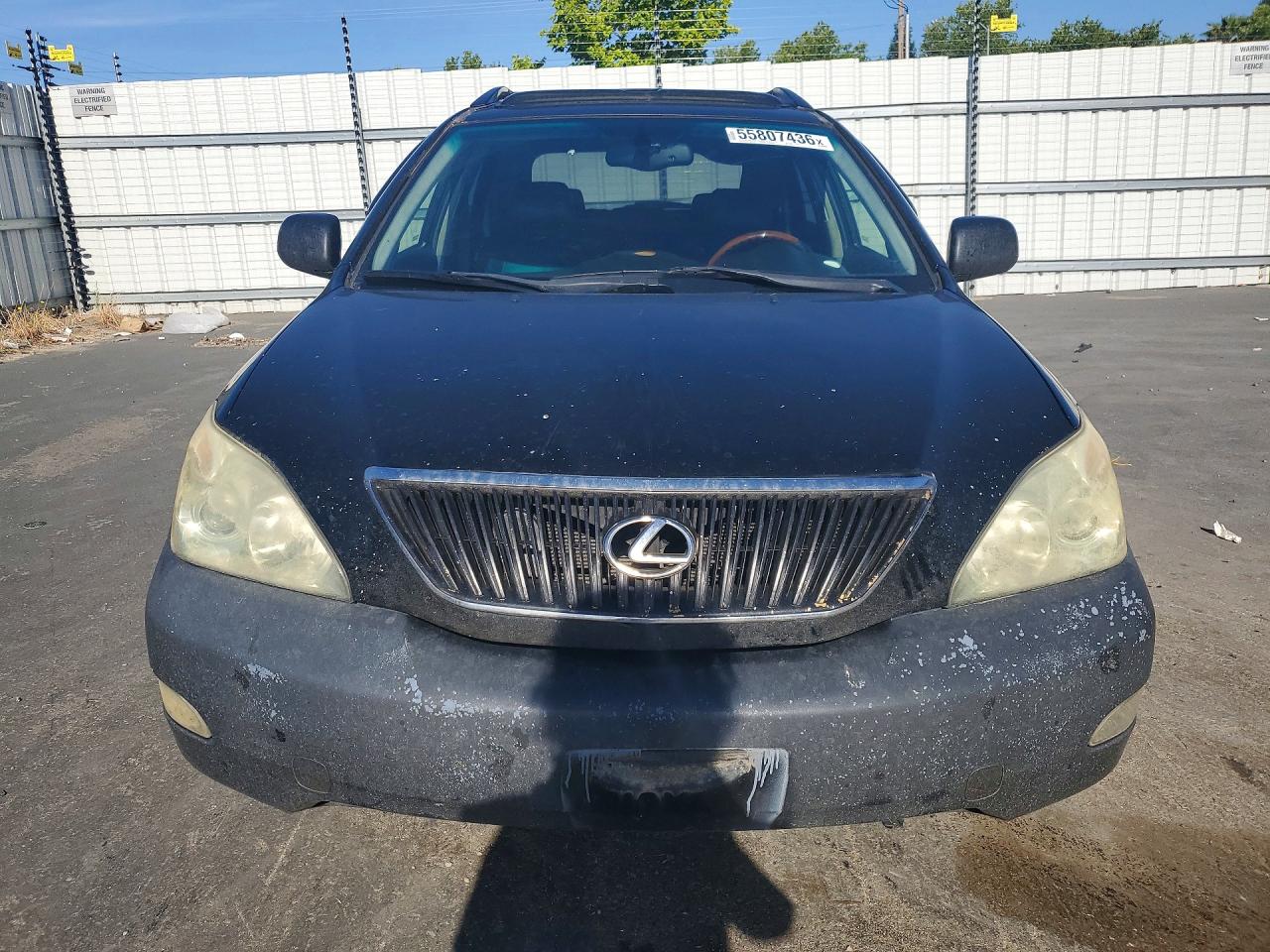 2005 Lexus Rx 330 Black vin: JTJGA31U250054323