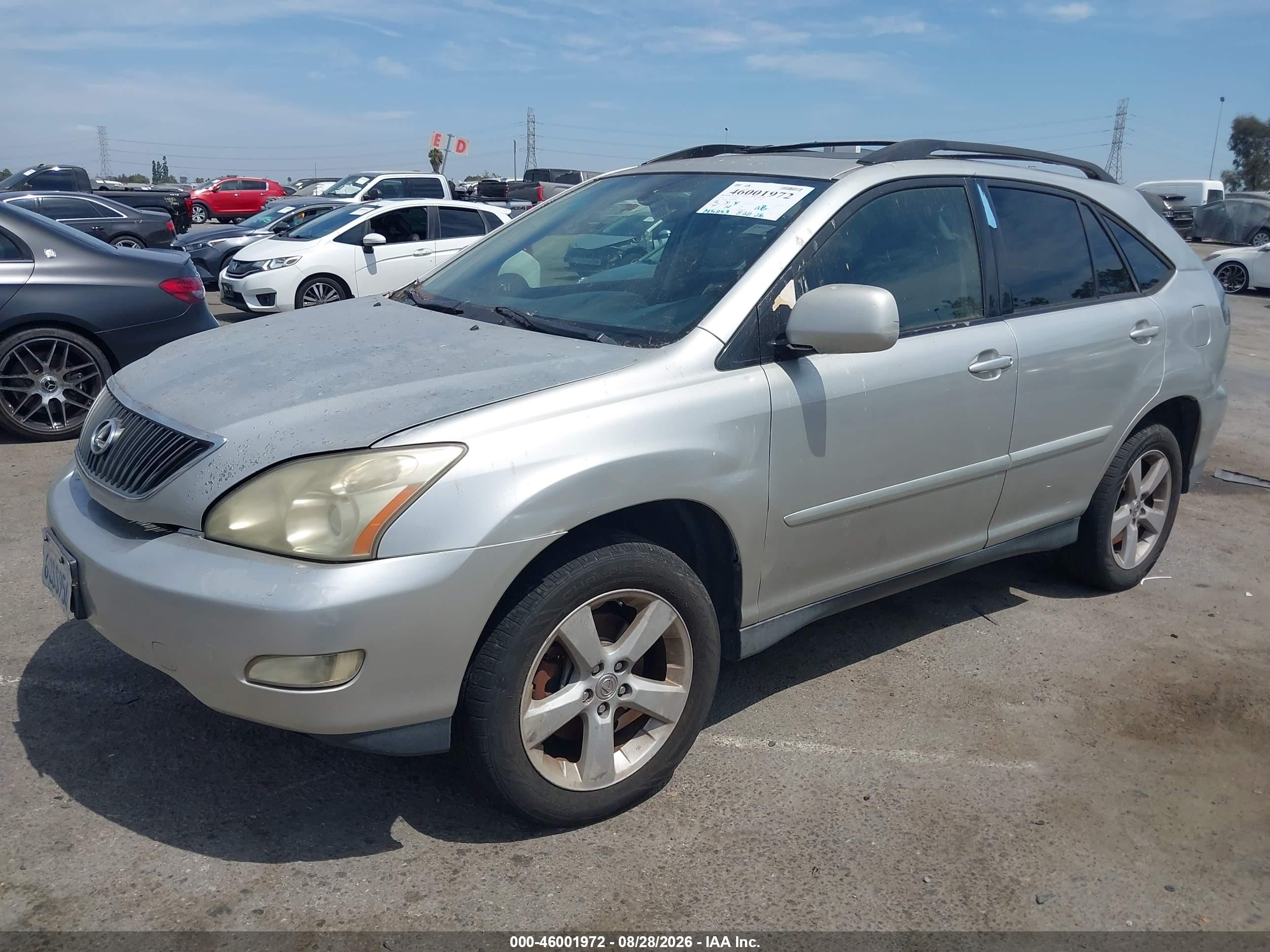 2005 Lexus Rx 330   Silver vin: JTJGA31U250056069