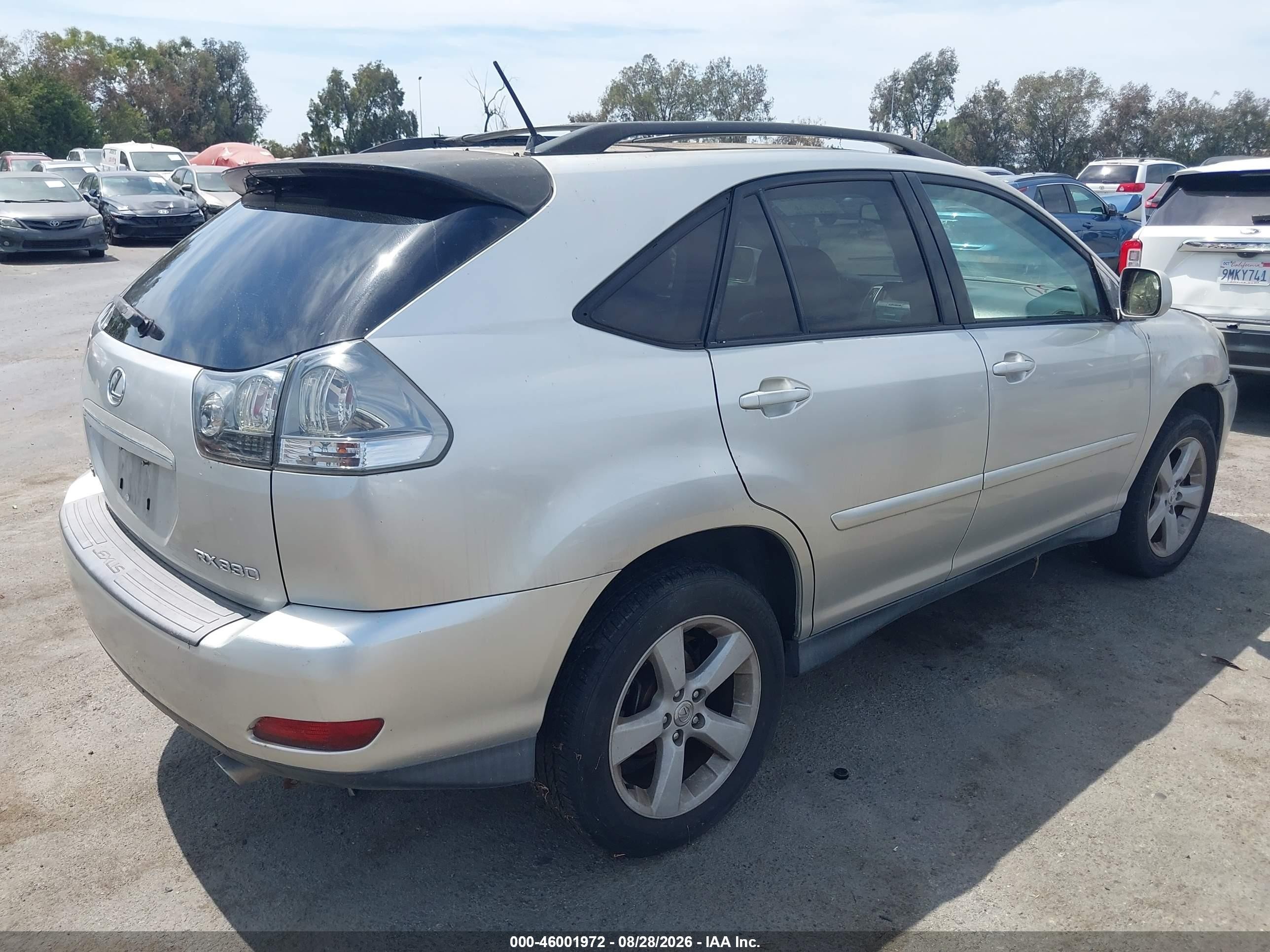 2005 Lexus Rx 330   Silver vin: JTJGA31U250056069