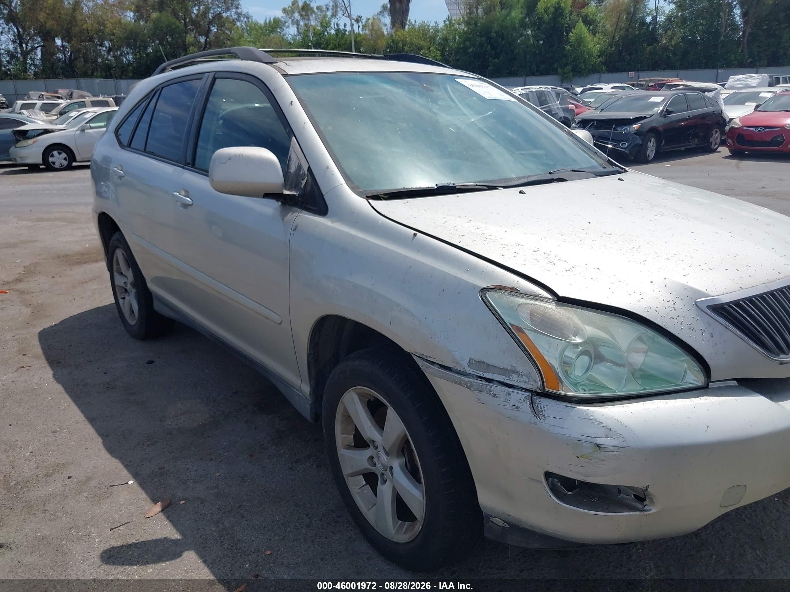 2005 Lexus Rx 330   Silver vin: JTJGA31U250056069
