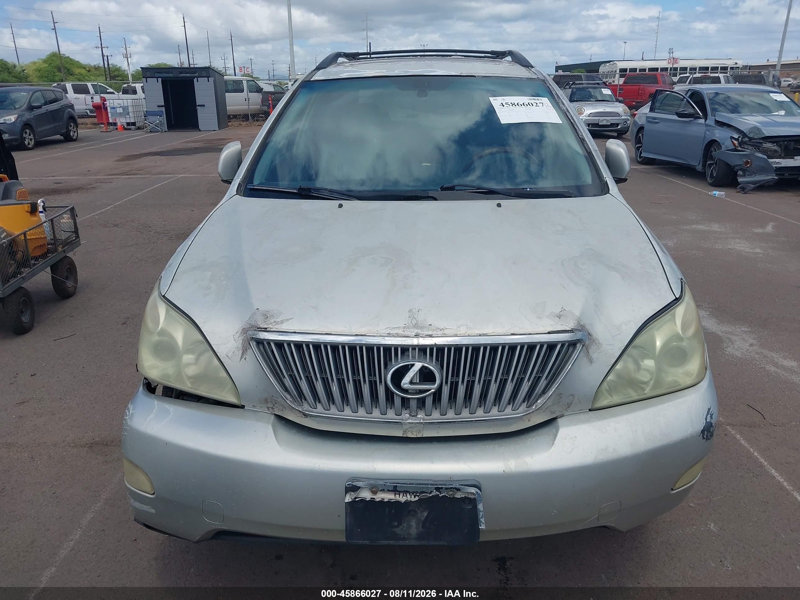2005 Lexus Rx 330   Silver vin: JTJGA31U250058100