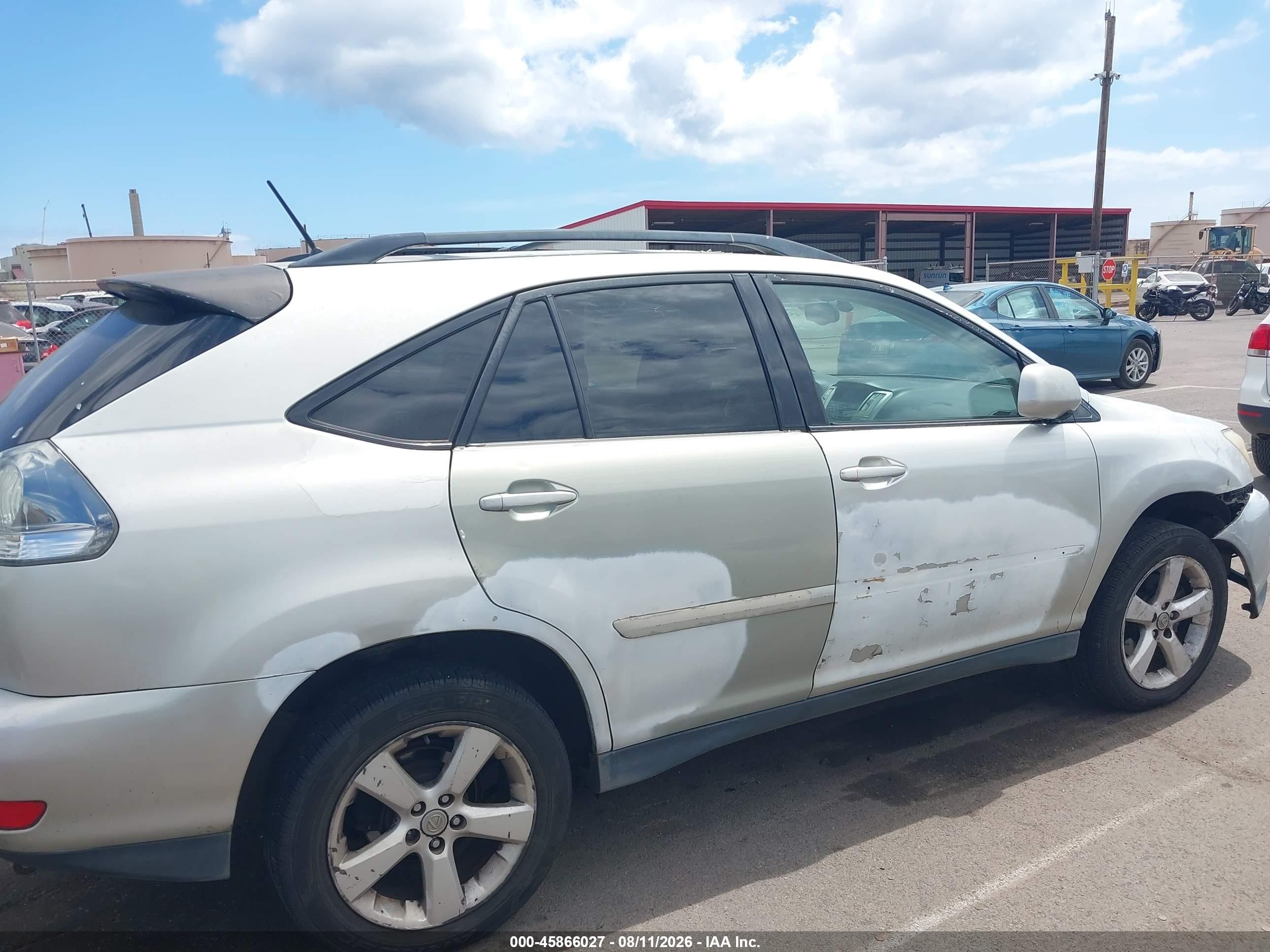 2005 Lexus Rx 330   Silver vin: JTJGA31U250058100