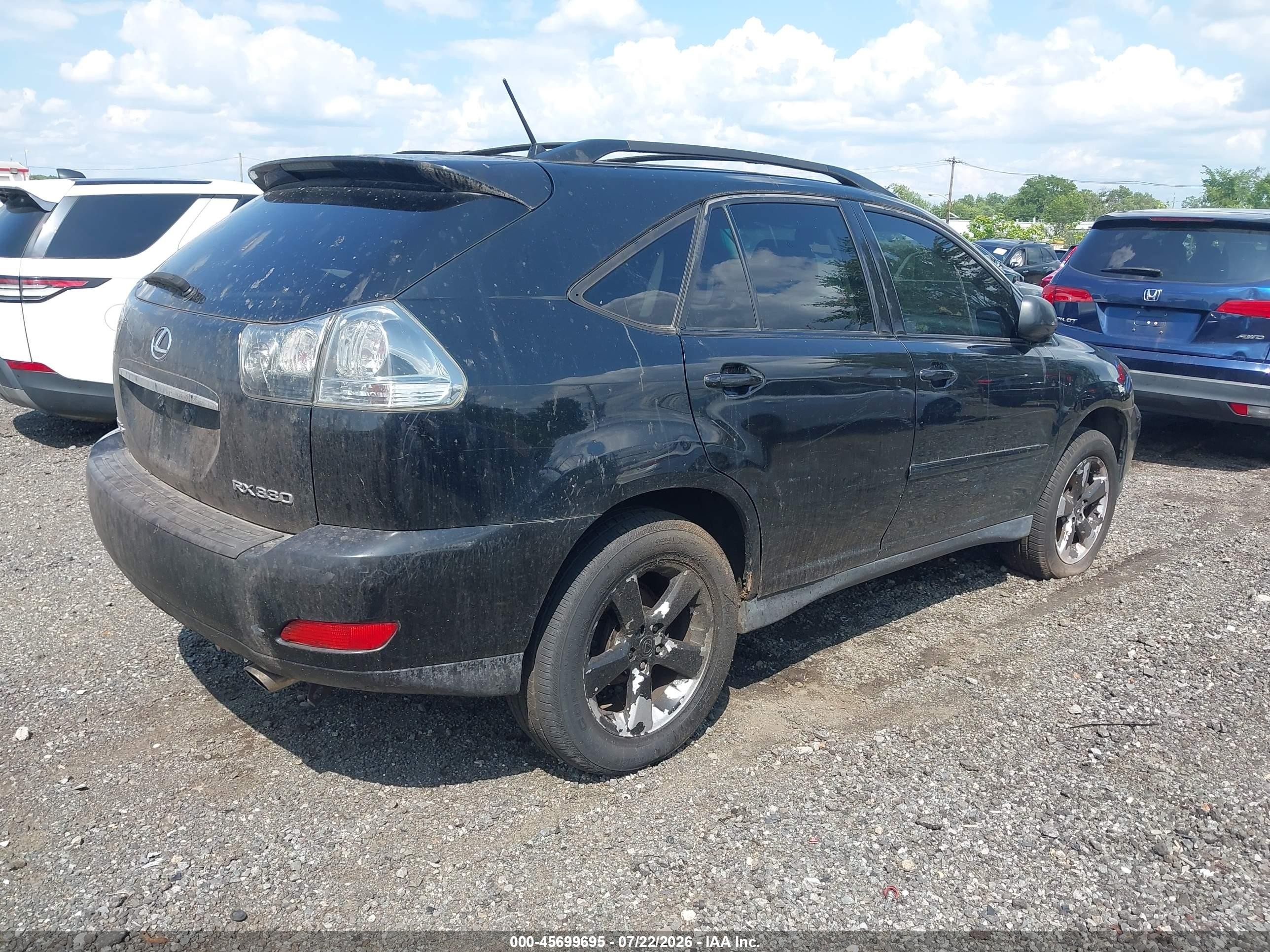2004 Lexus Rx 330   Черный vin: JTJGA31U340006070