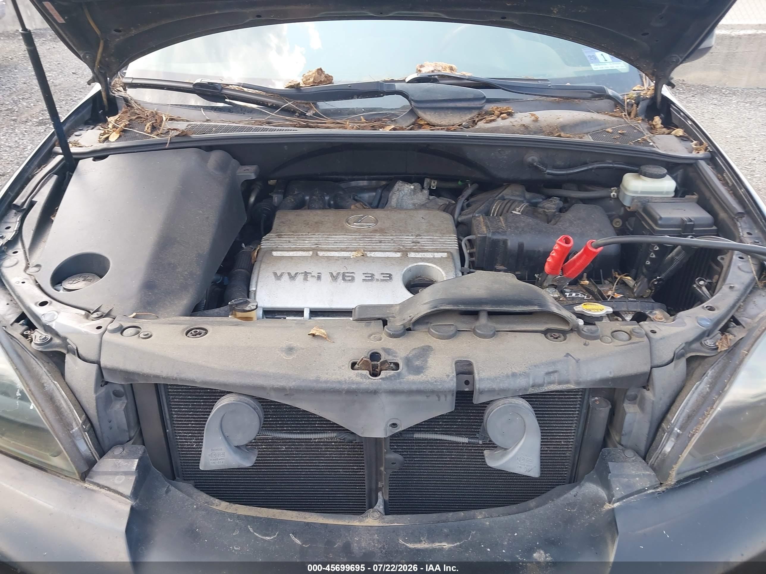 2004 Lexus Rx 330   Черный vin: JTJGA31U340006070