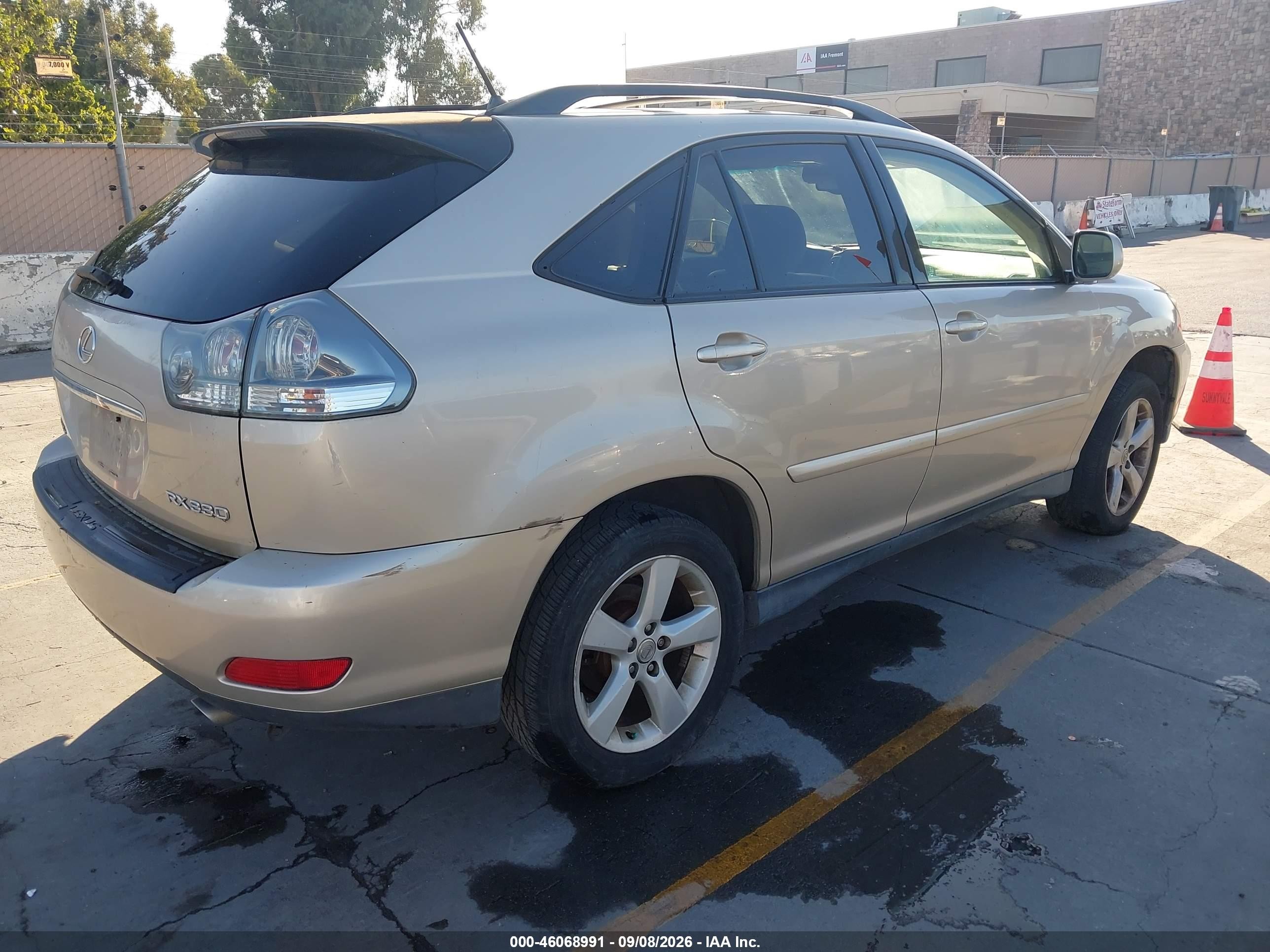 2004 Lexus Rx 330   Бежевый vin: JTJGA31U340030644