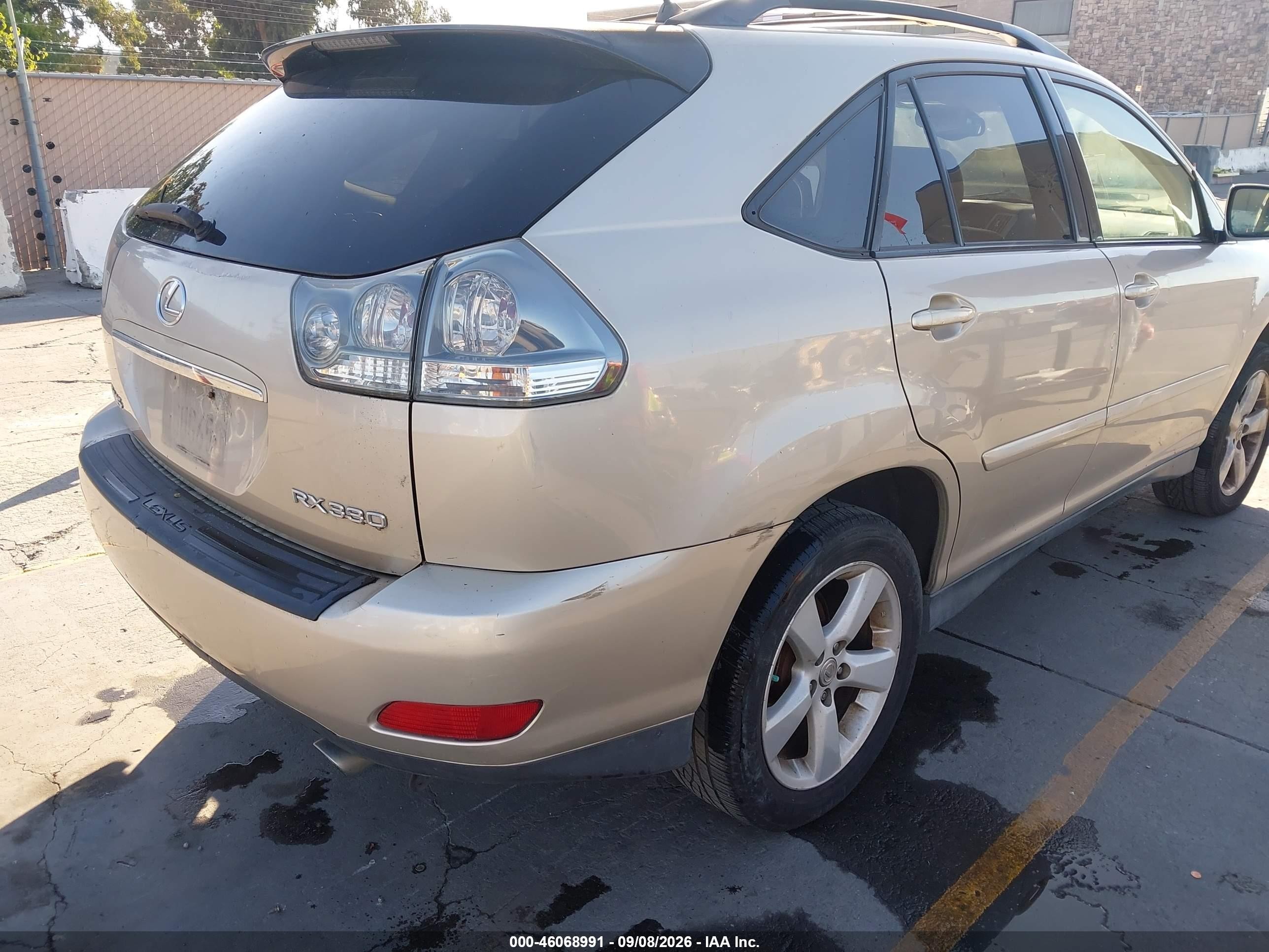 2004 Lexus Rx 330   Бежевый vin: JTJGA31U340030644
