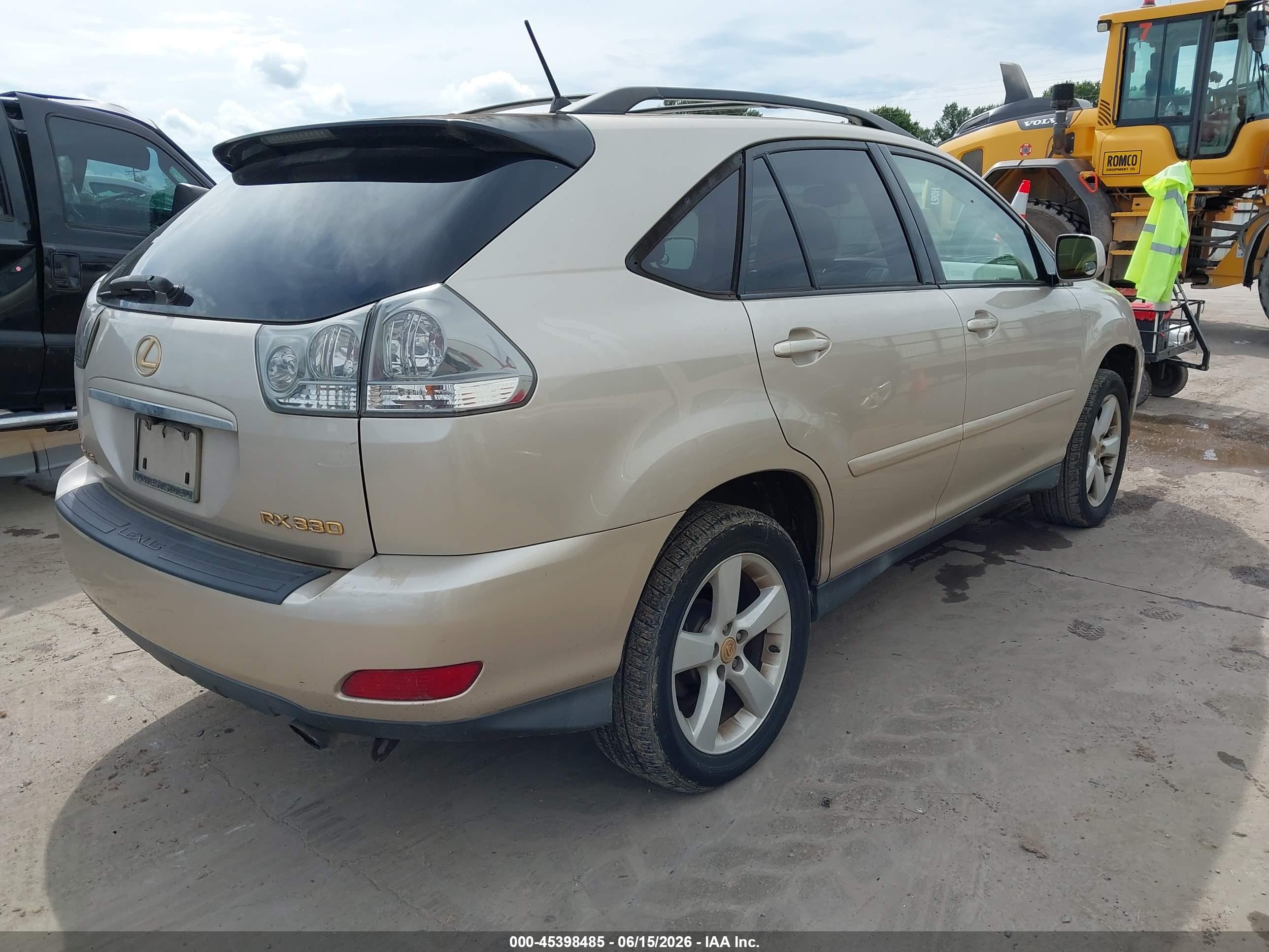 2004 Lexus Rx 330   Beige vin: JTJGA31U340042292