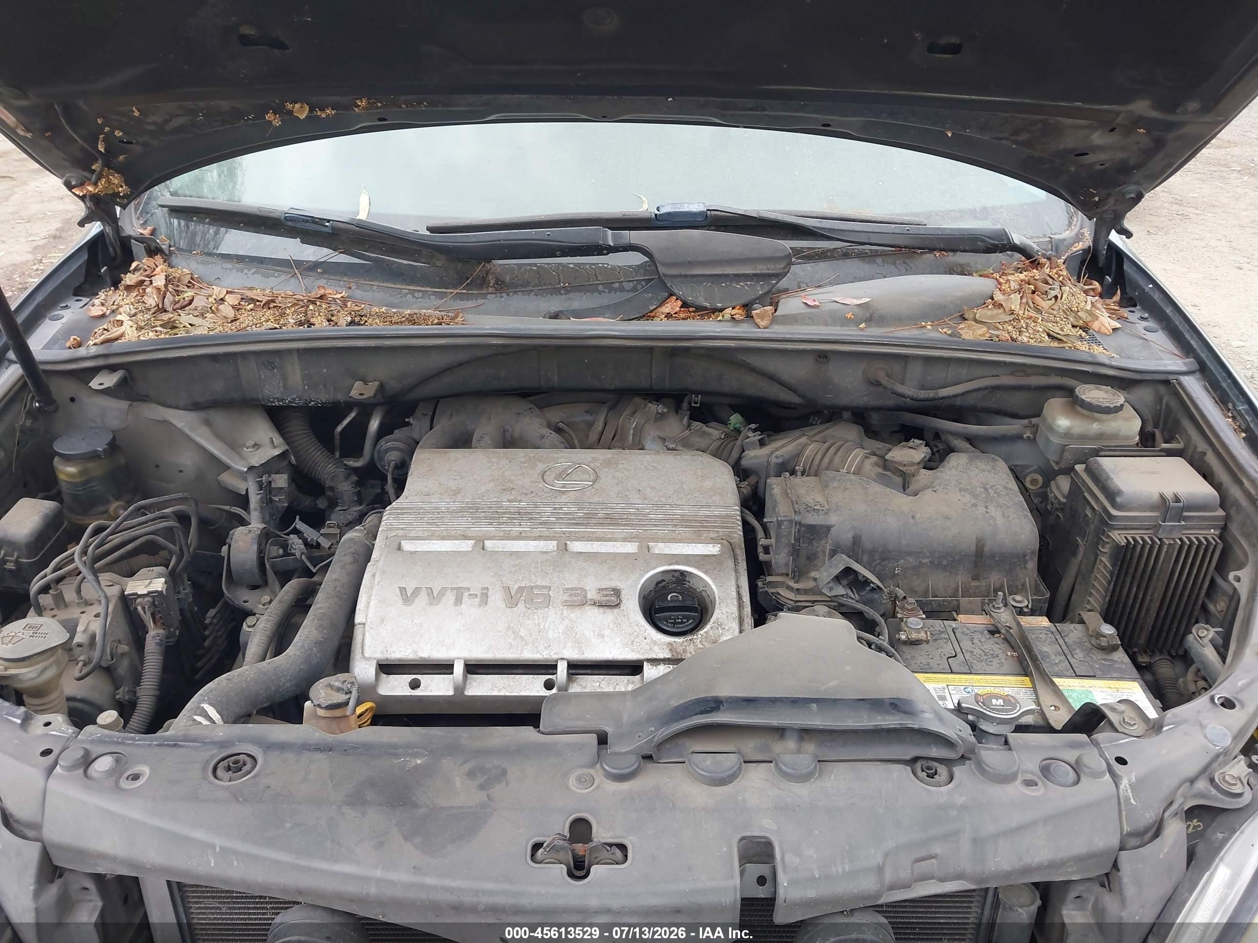 2005 Lexus Rx 330   Gray vin: JTJGA31U350052533