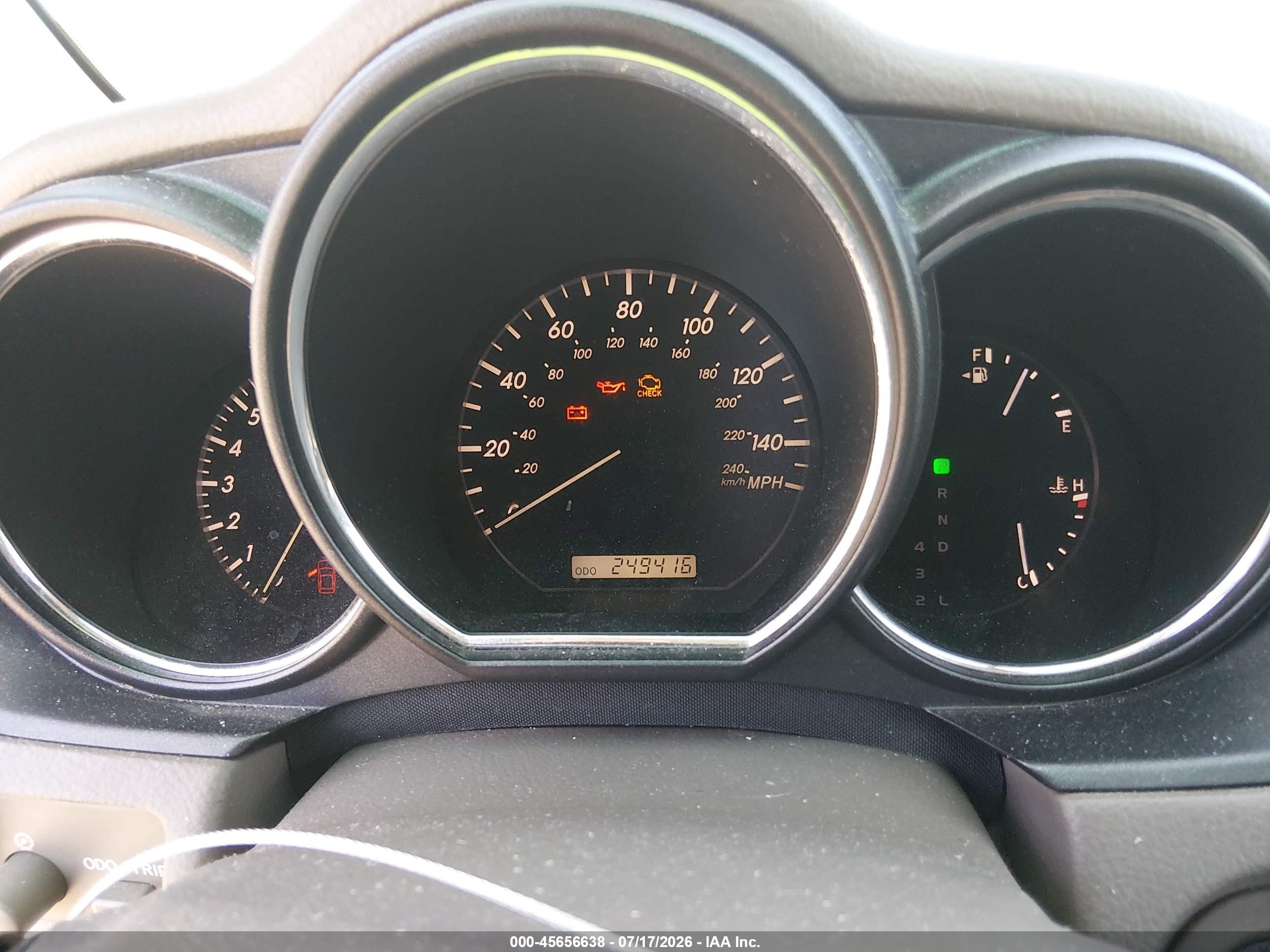 2004 Lexus Rx 330   Blue vin: JTJGA31U440004117