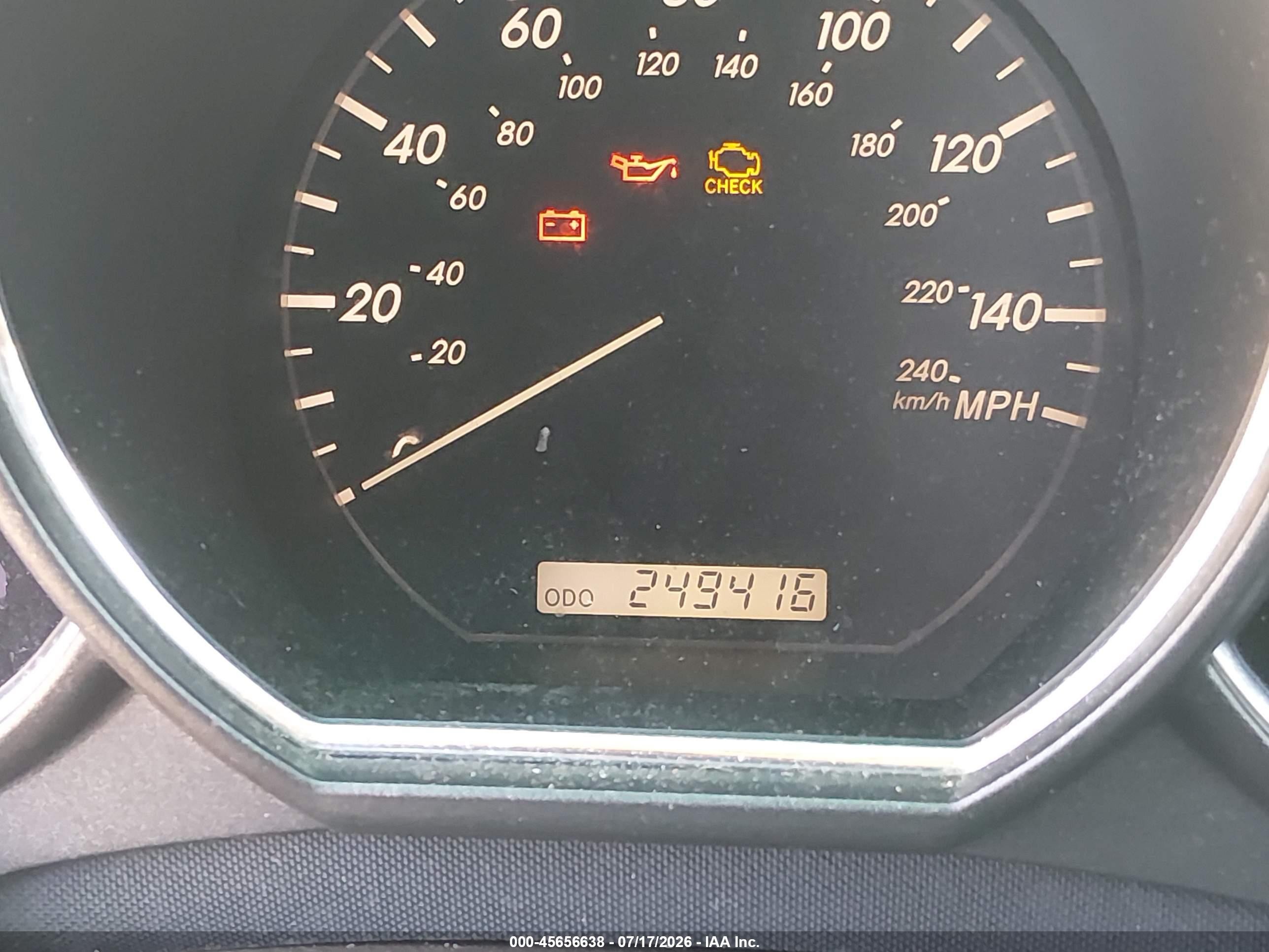 2004 Lexus Rx 330   Blue vin: JTJGA31U440004117