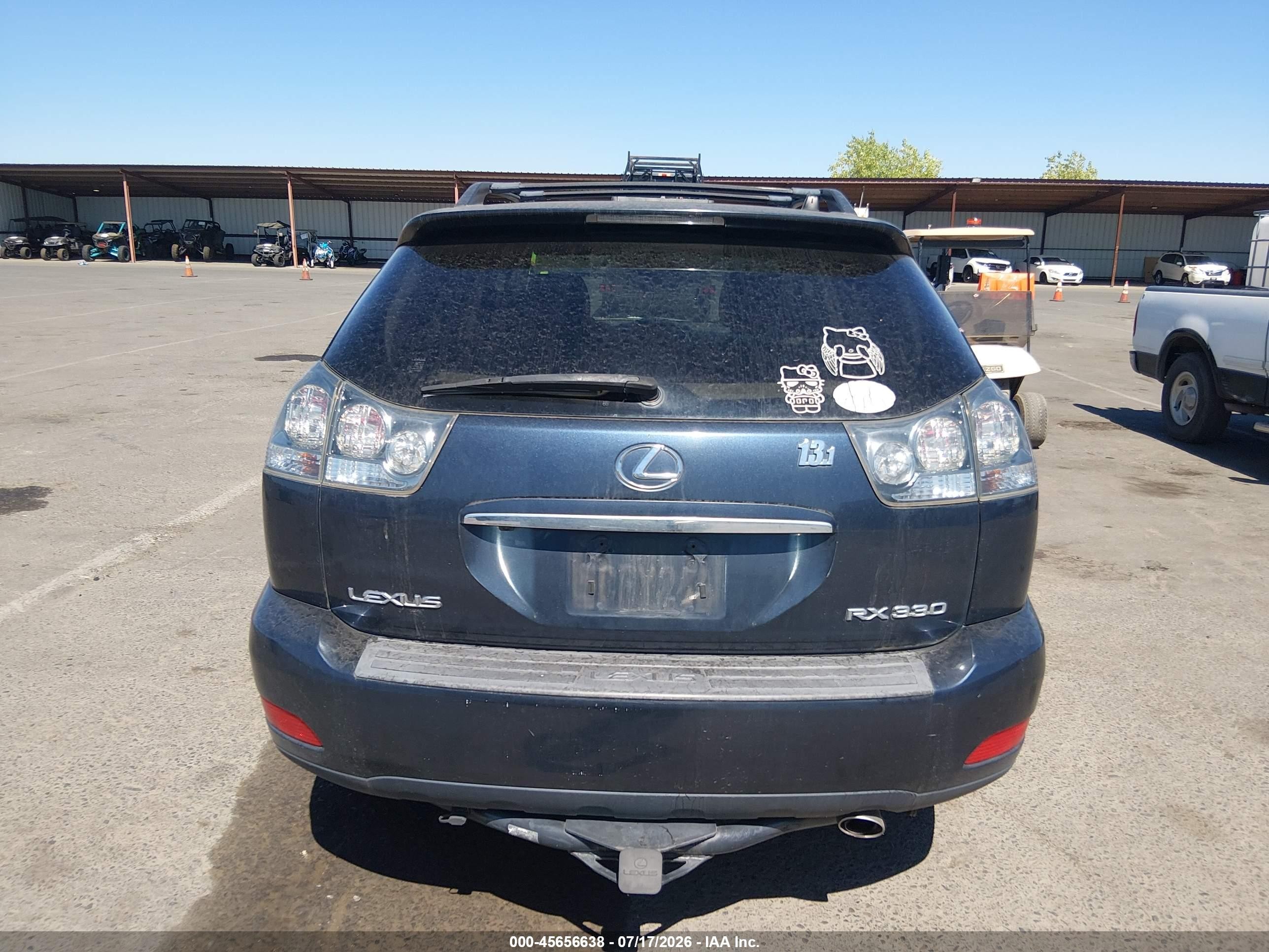 2004 Lexus Rx 330   Blue vin: JTJGA31U440004117