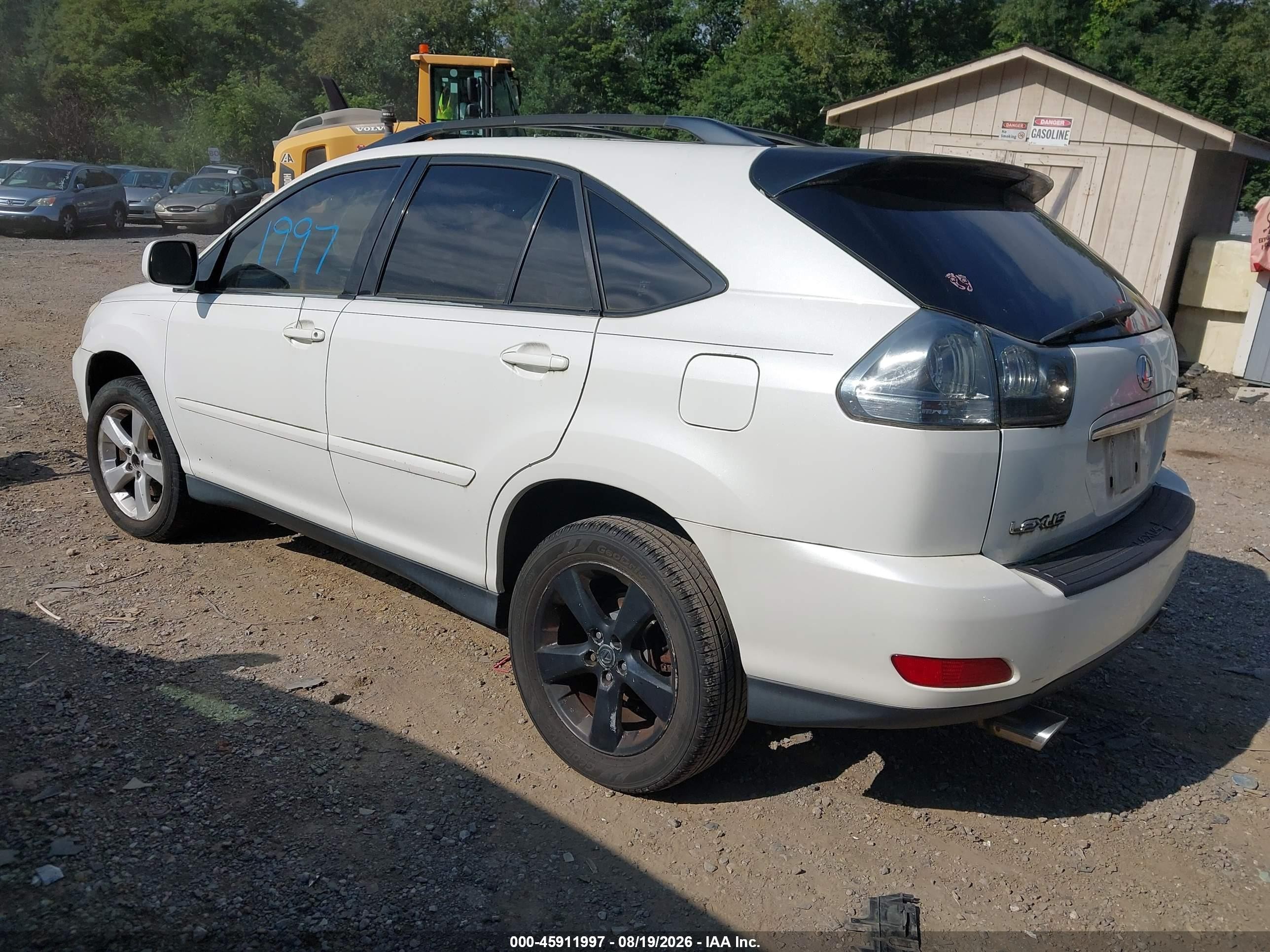 2004 Lexus Rx 330 White vin: JTJGA31U440012928
