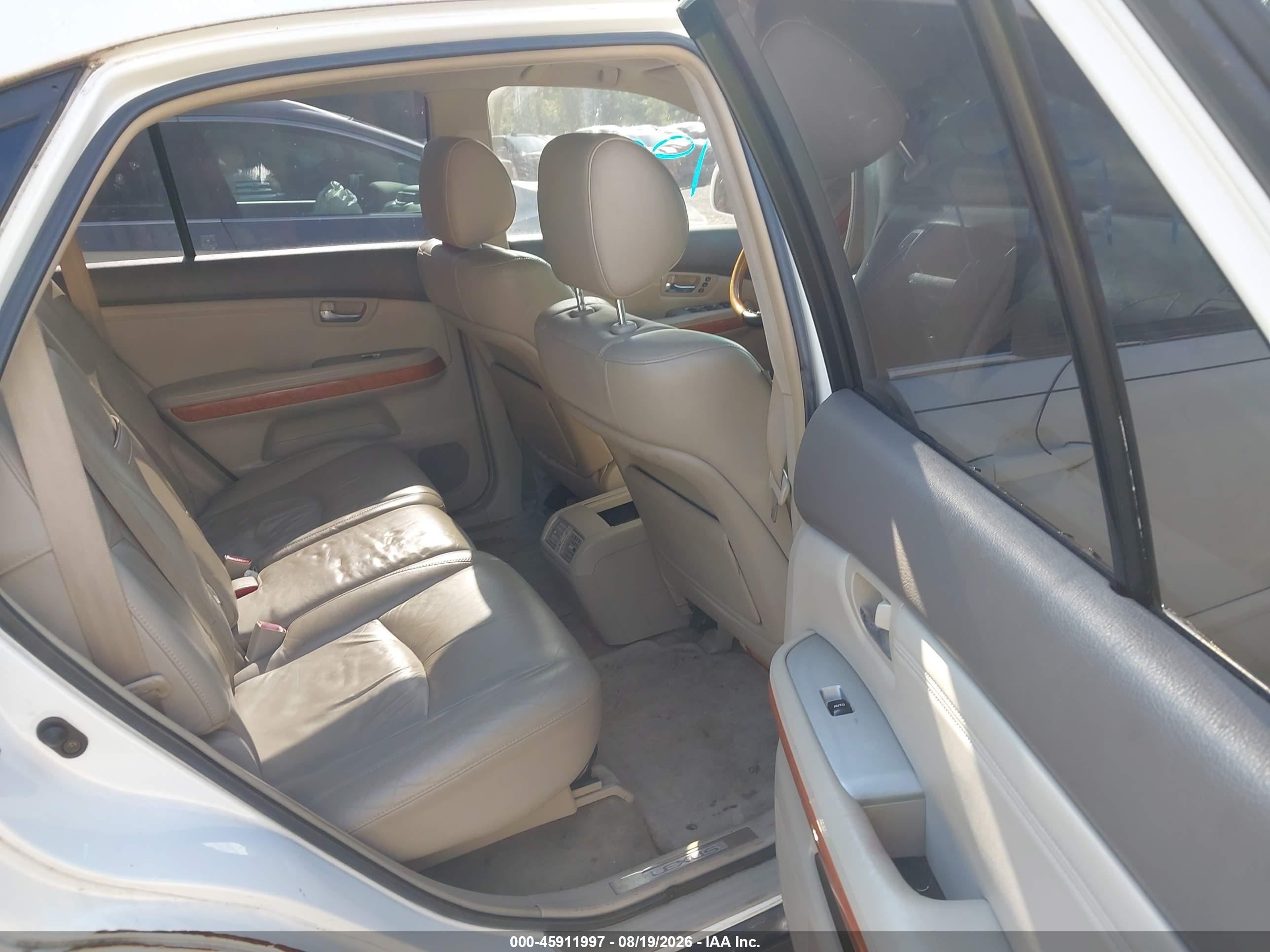 2004 Lexus Rx 330 White vin: JTJGA31U440012928