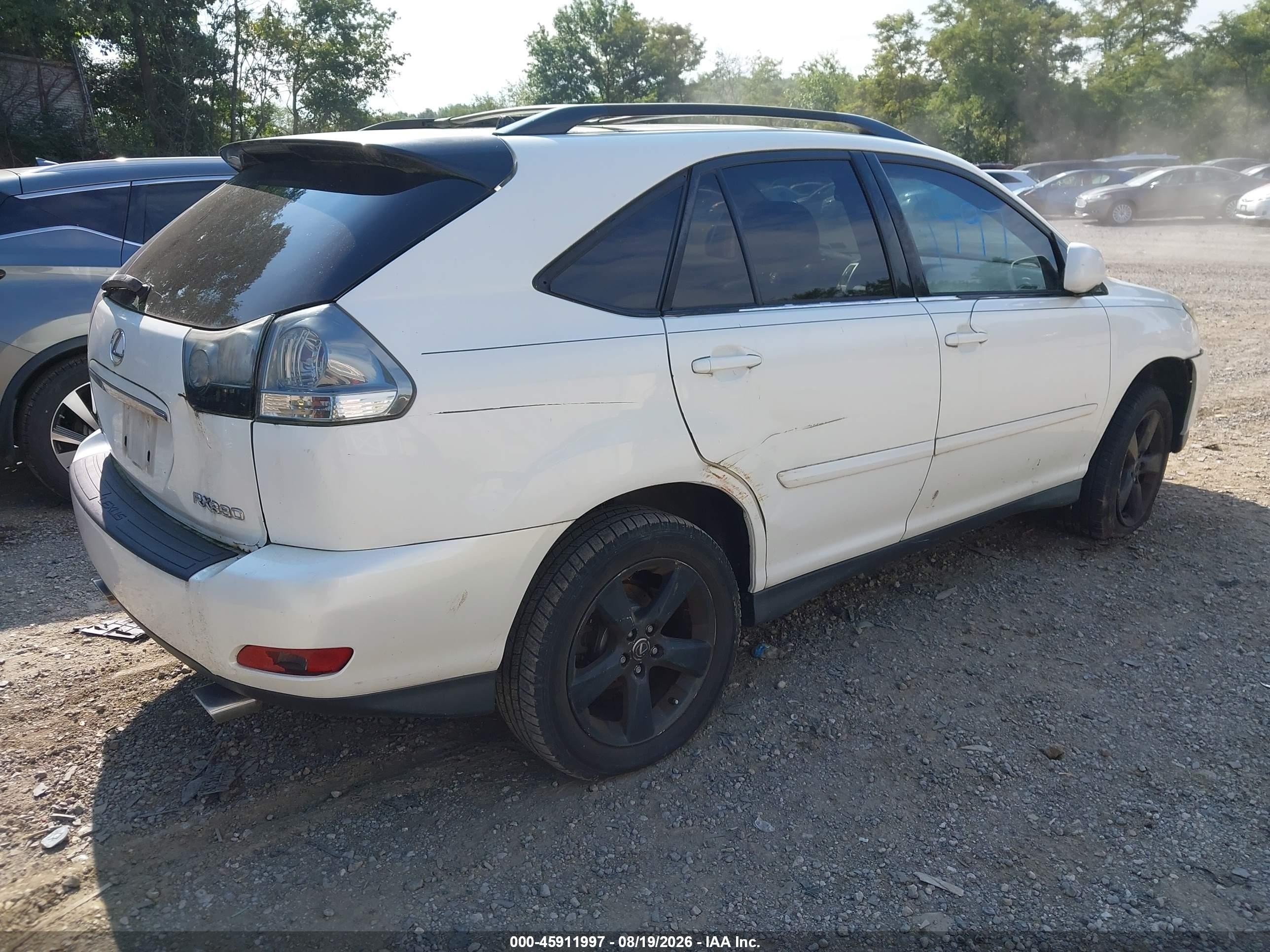 2004 Lexus Rx 330 White vin: JTJGA31U440012928