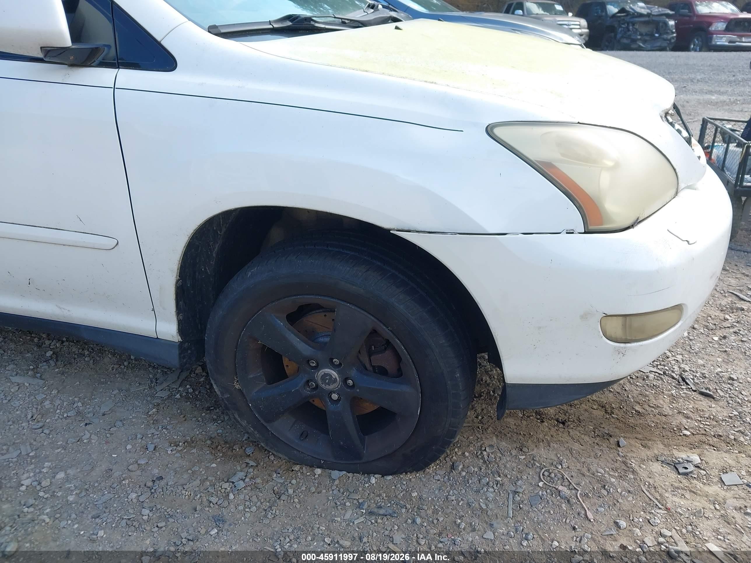 2004 Lexus Rx 330 White vin: JTJGA31U440012928