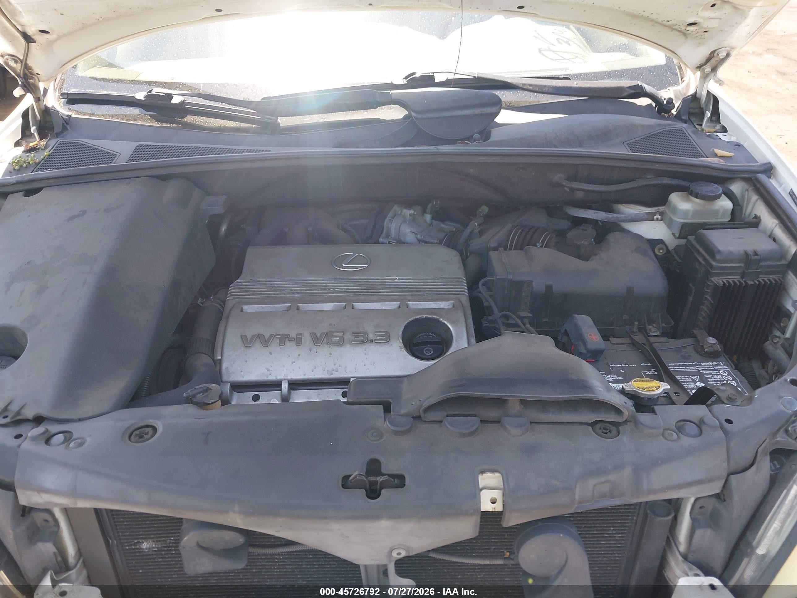 2004 Lexus Rx 330   Белый vin: JTJGA31U440023492