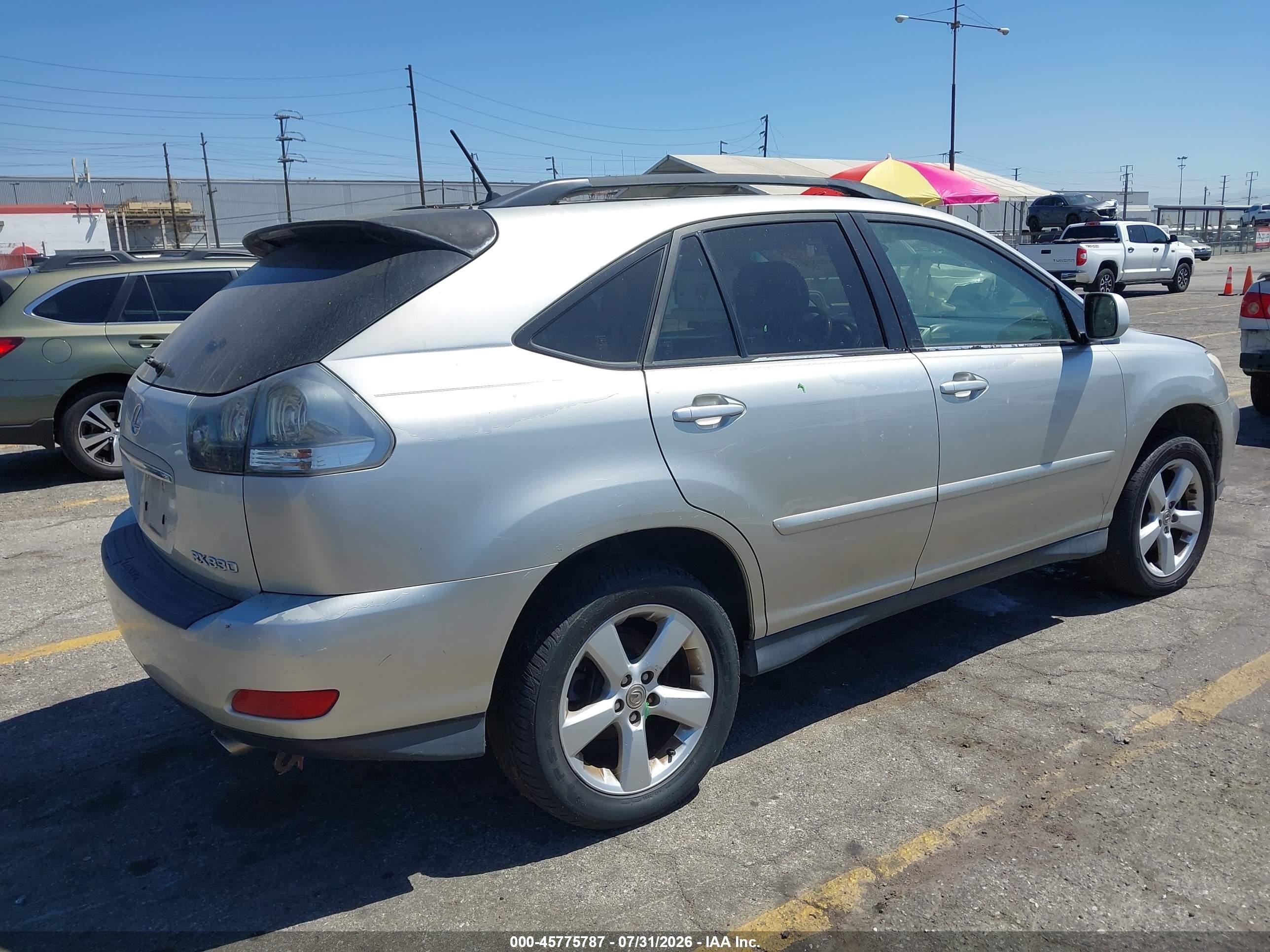 2004 Lexus Rx 330   Silver vin: JTJGA31U440035870