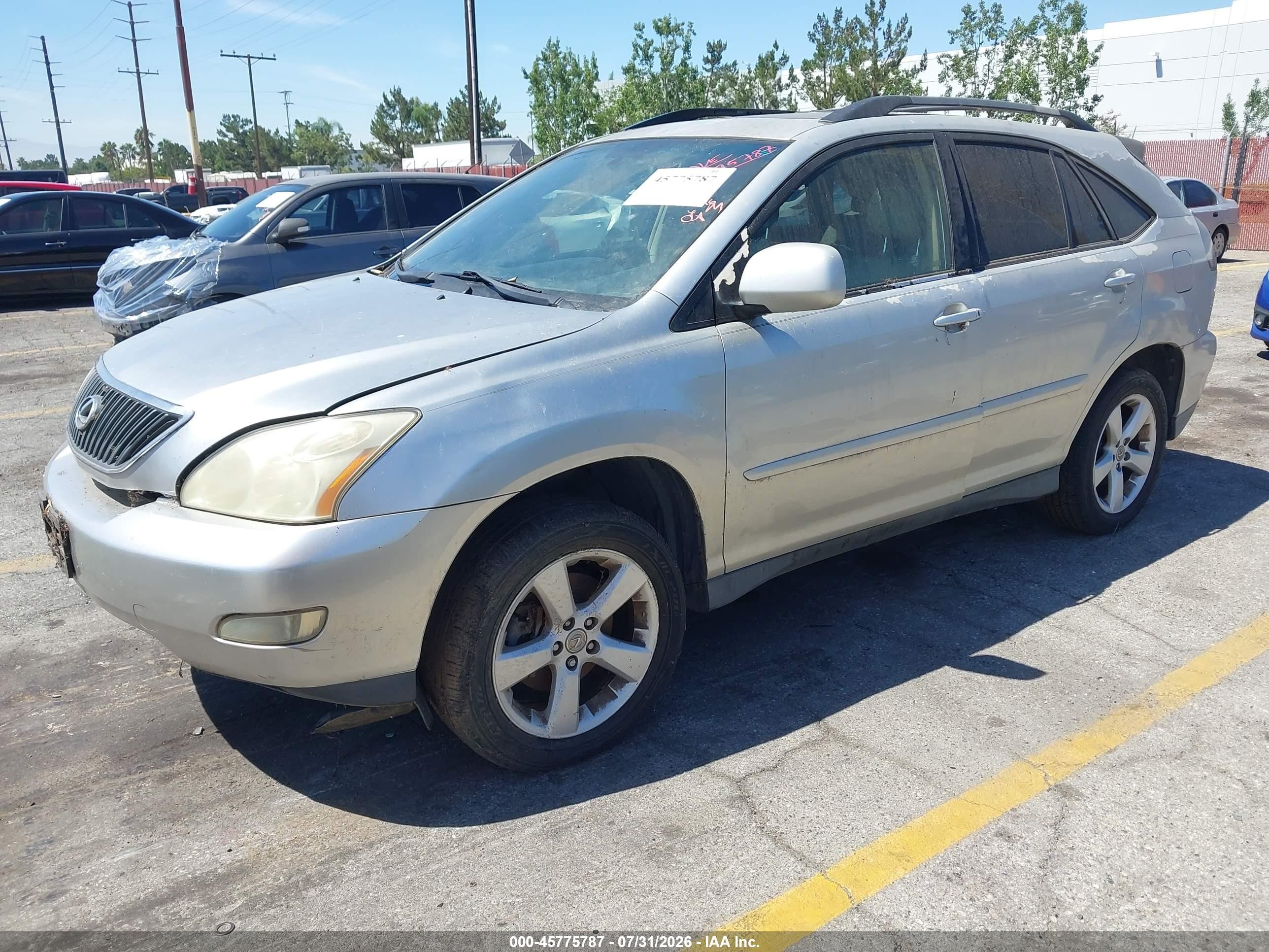 2004 Lexus Rx 330   Silver vin: JTJGA31U440035870