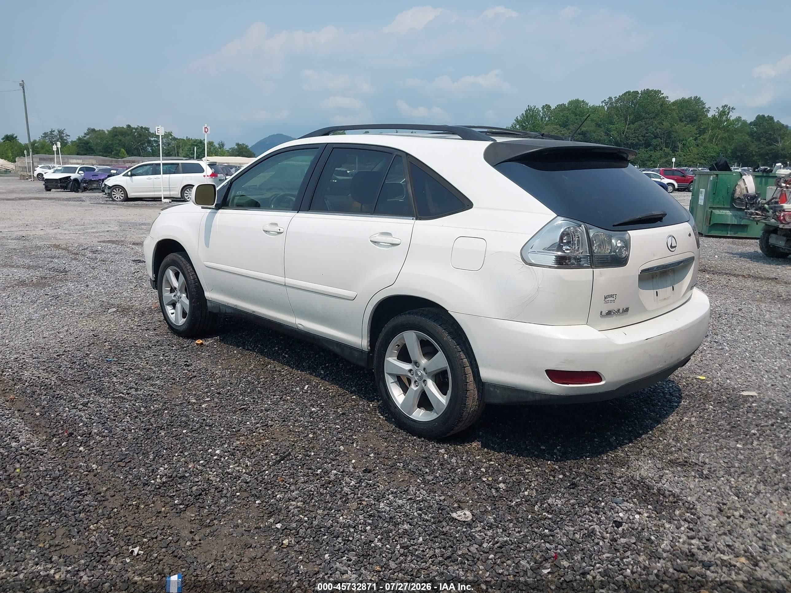 2005 Lexus Rx 330   Белый vin: JTJGA31U450051987