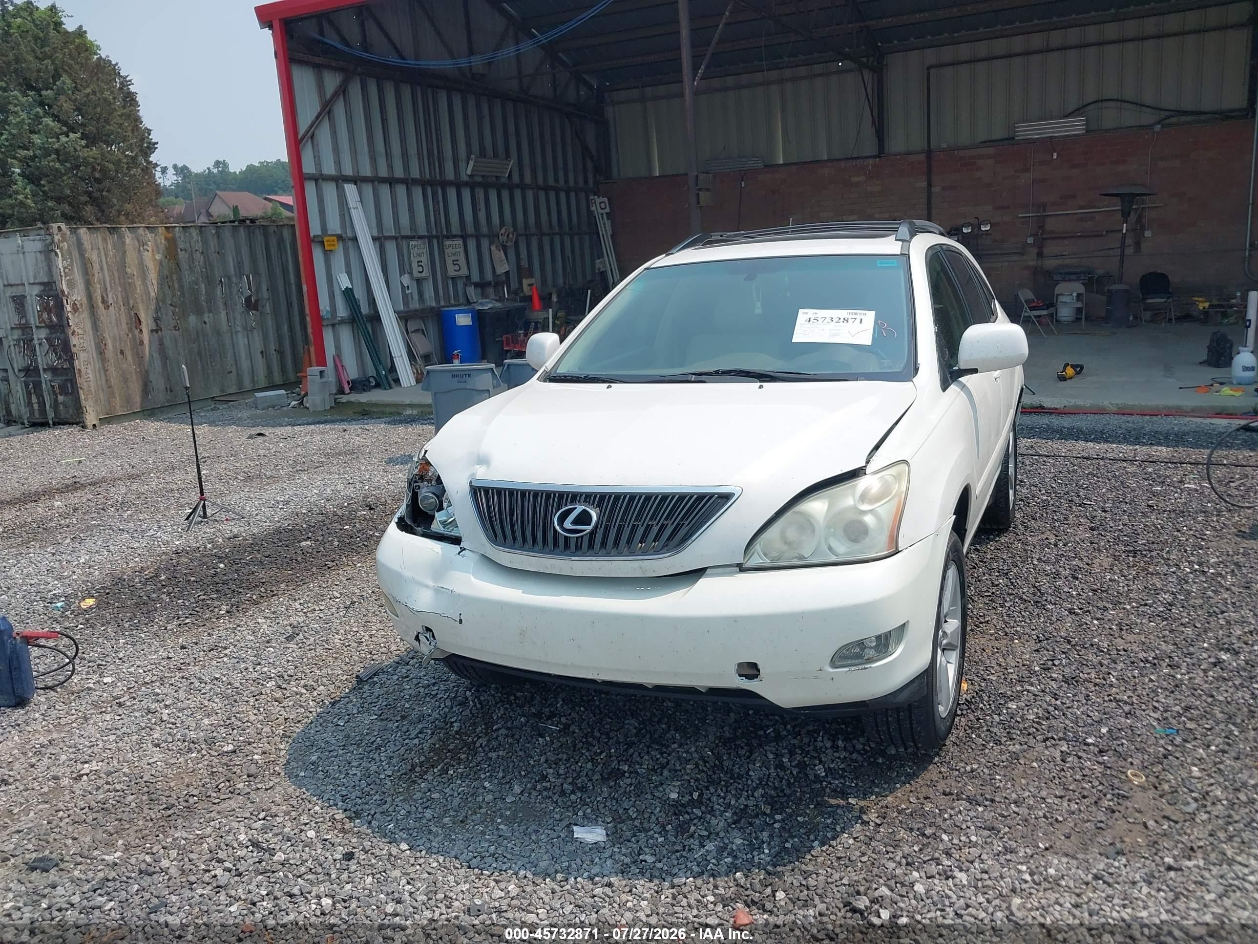 2005 Lexus Rx 330   Белый vin: JTJGA31U450051987