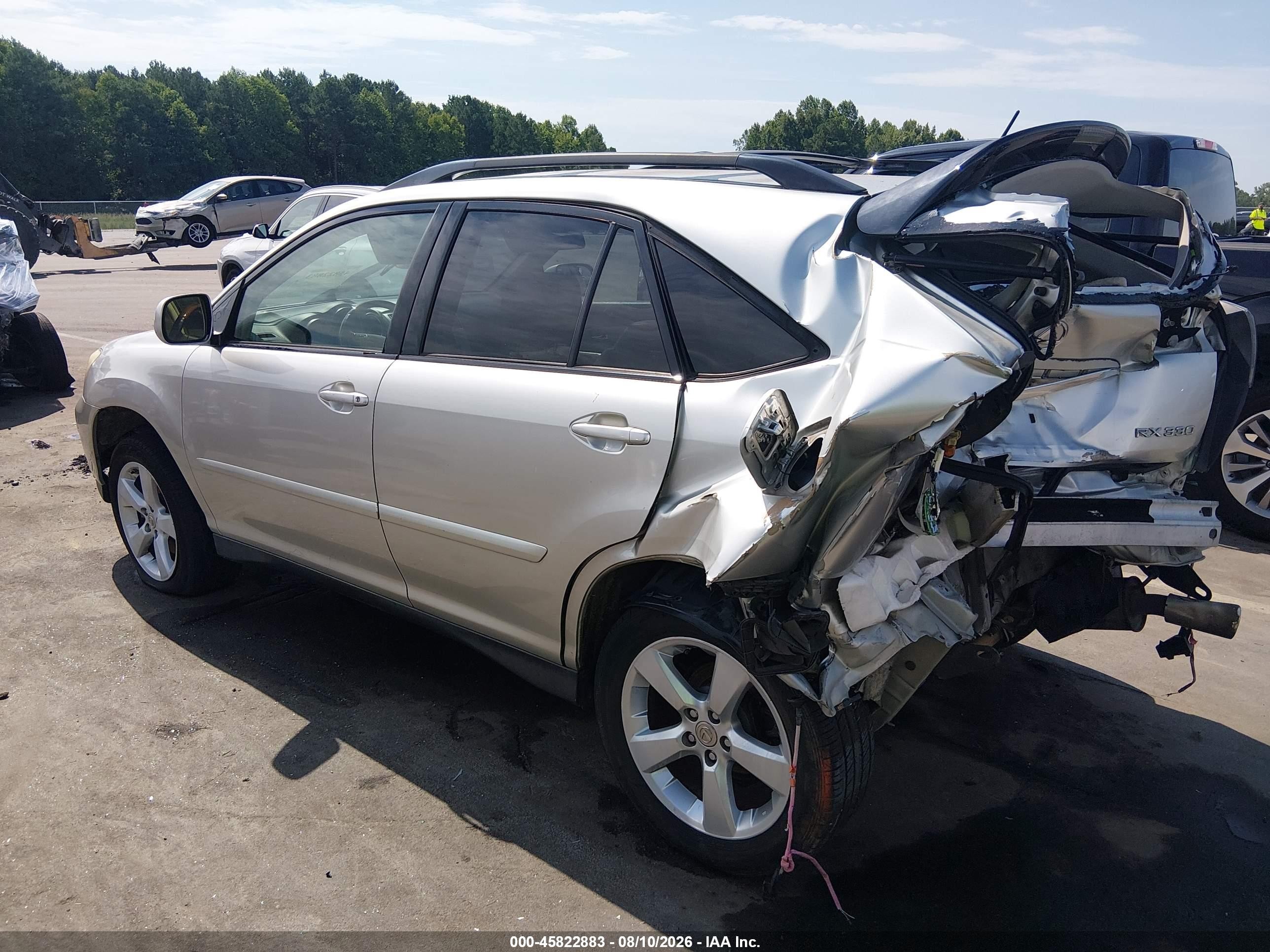 2006 Lexus Rx 330   Silver vin: JTJGA31U460060478