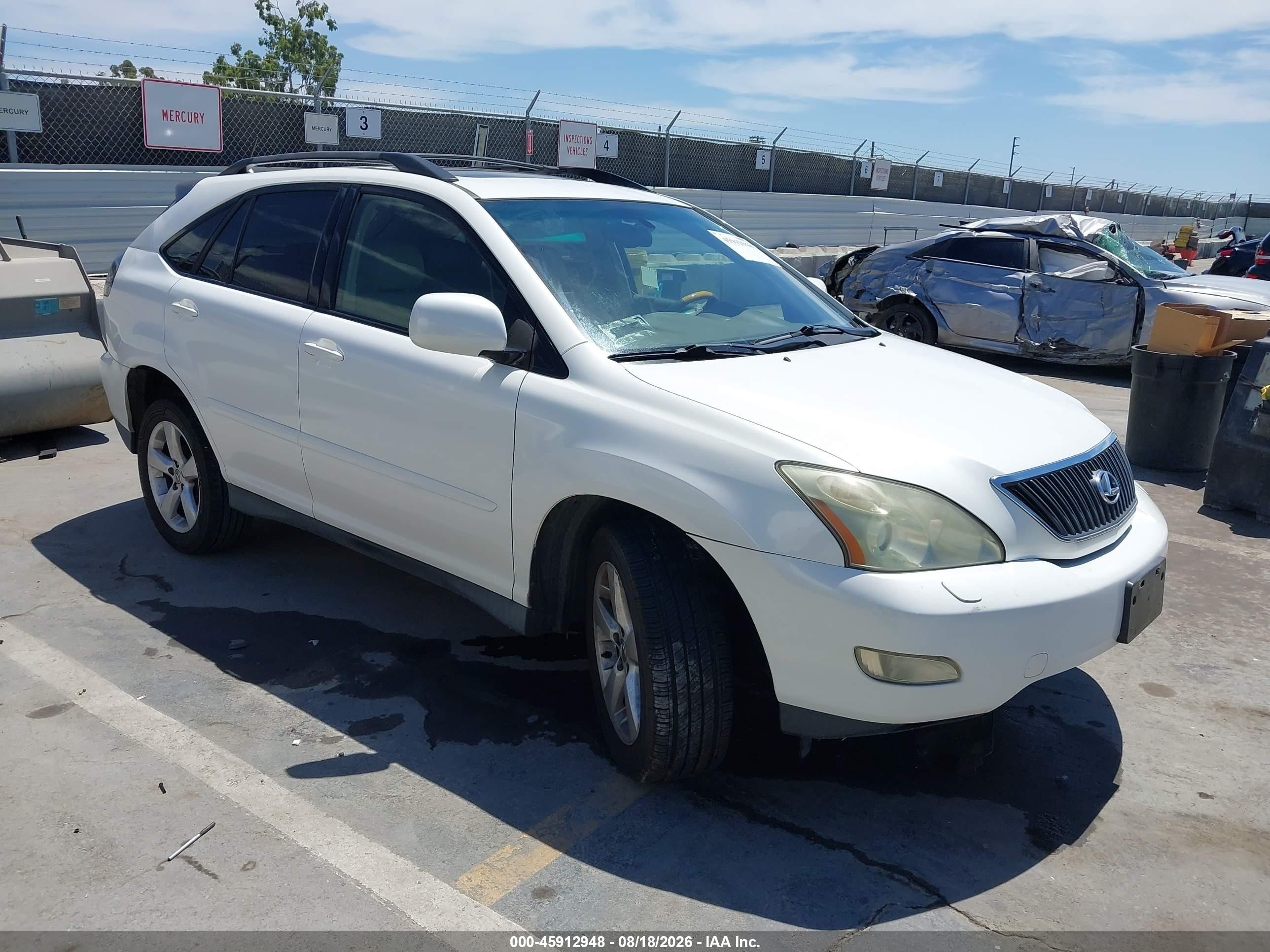 2006 Lexus Rx 330 White vin: JTJGA31U460061243