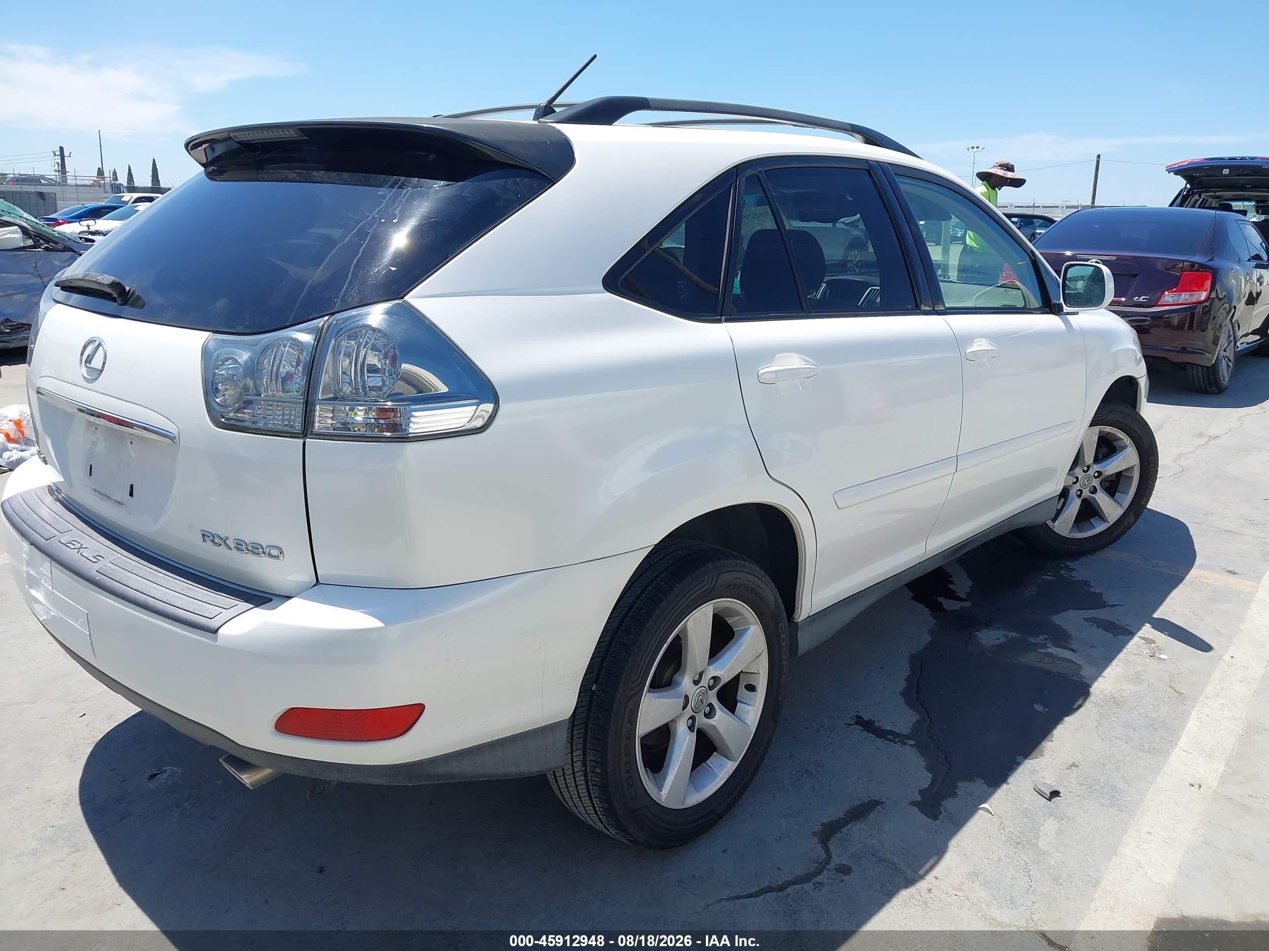 2006 Lexus Rx 330   Белый vin: JTJGA31U460061243
