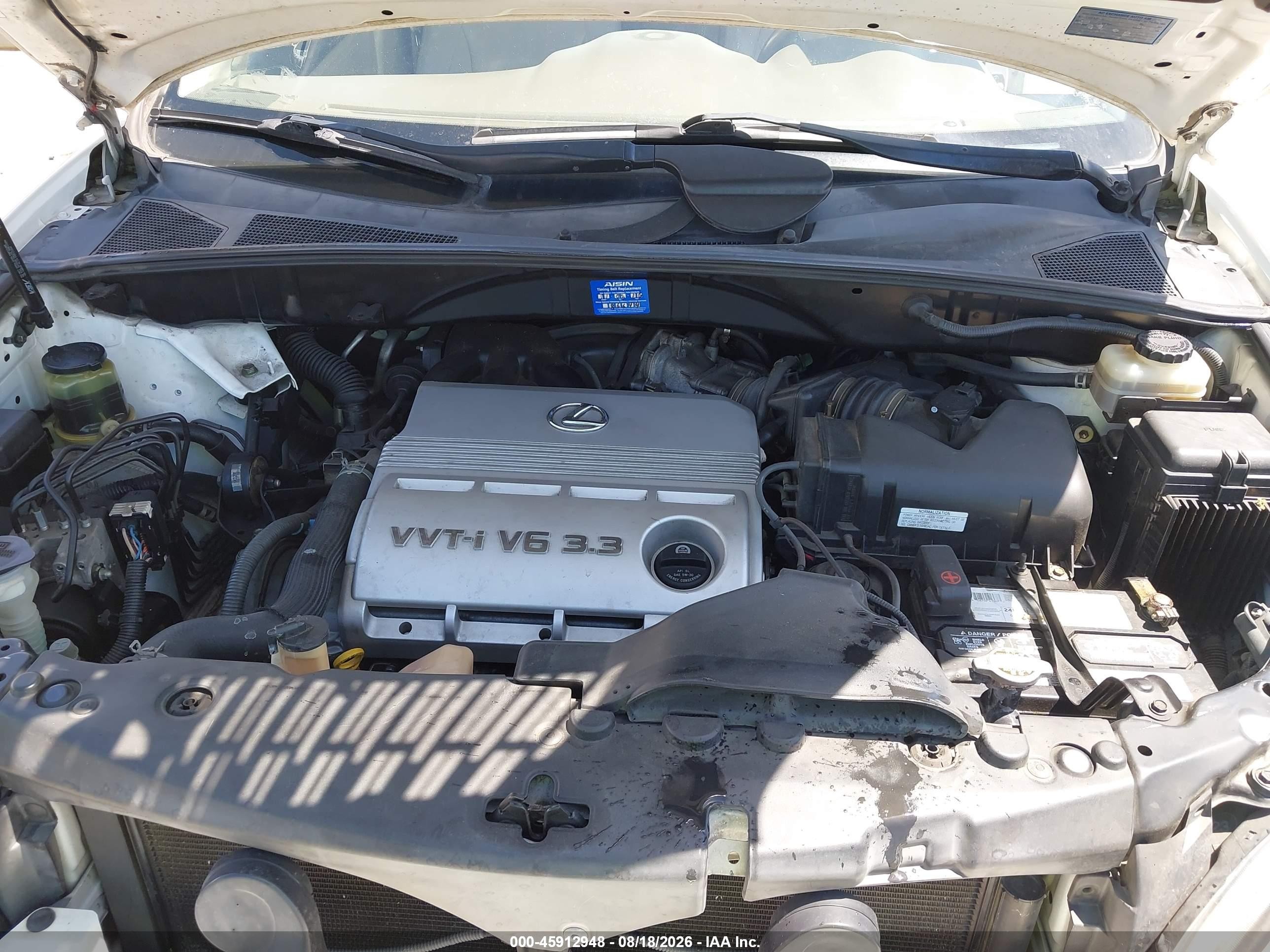 2006 Lexus Rx 330   Белый vin: JTJGA31U460061243