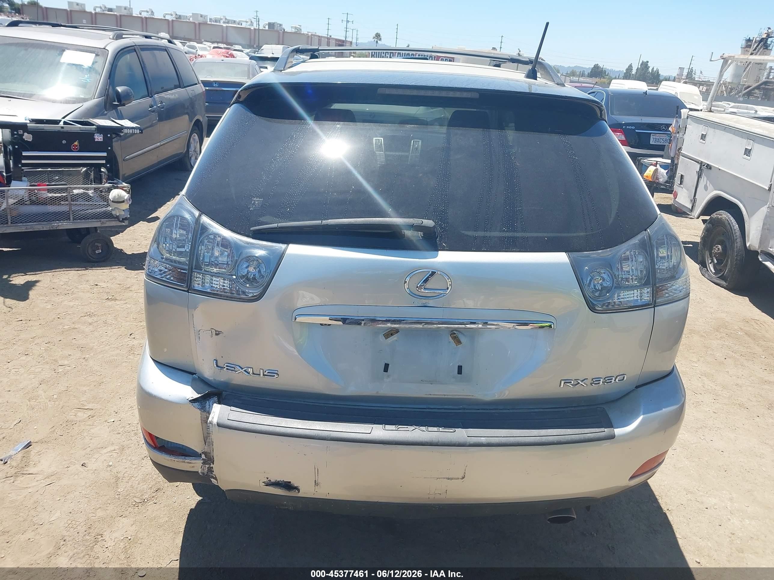 2004 Lexus Rx 330   Silver vin: JTJGA31U540021167