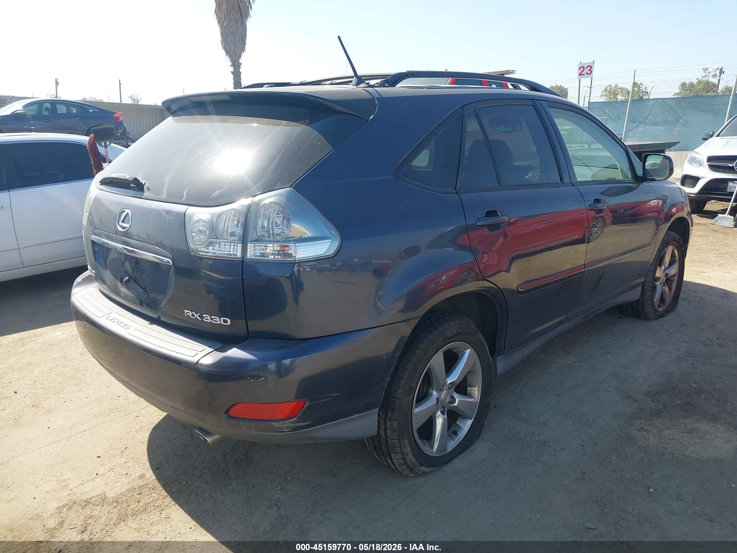 2004 Lexus Rx 330   Black vin: JTJGA31U540030306