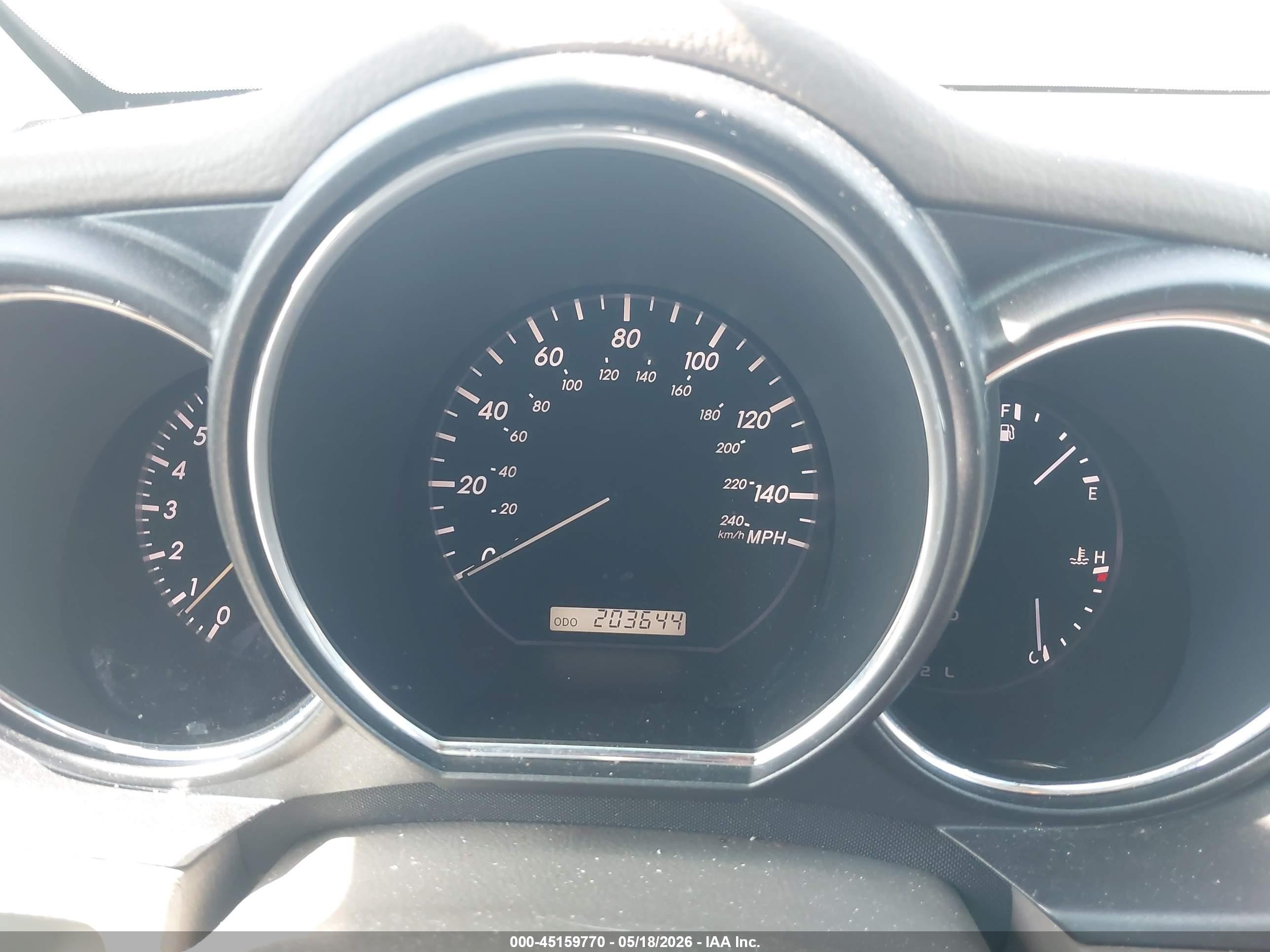 2004 Lexus Rx 330   Black vin: JTJGA31U540030306