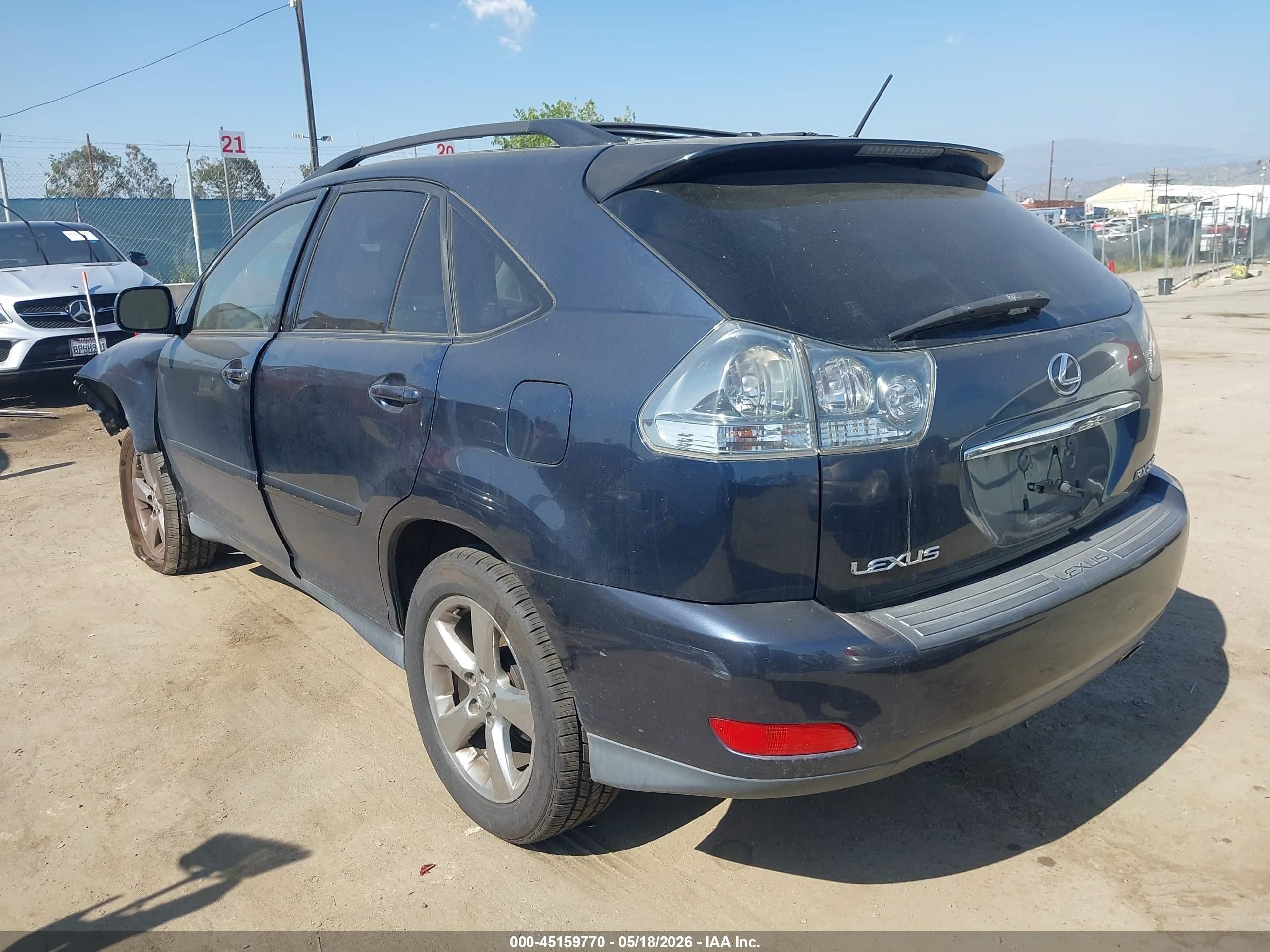 2004 Lexus Rx 330   Black vin: JTJGA31U540030306