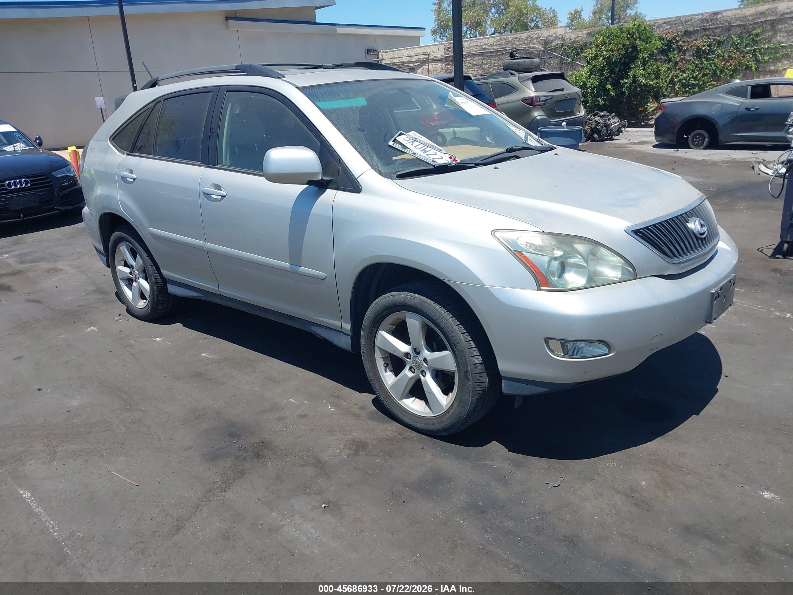 2005 Lexus Rx 330   Silver vin: JTJGA31U550049911