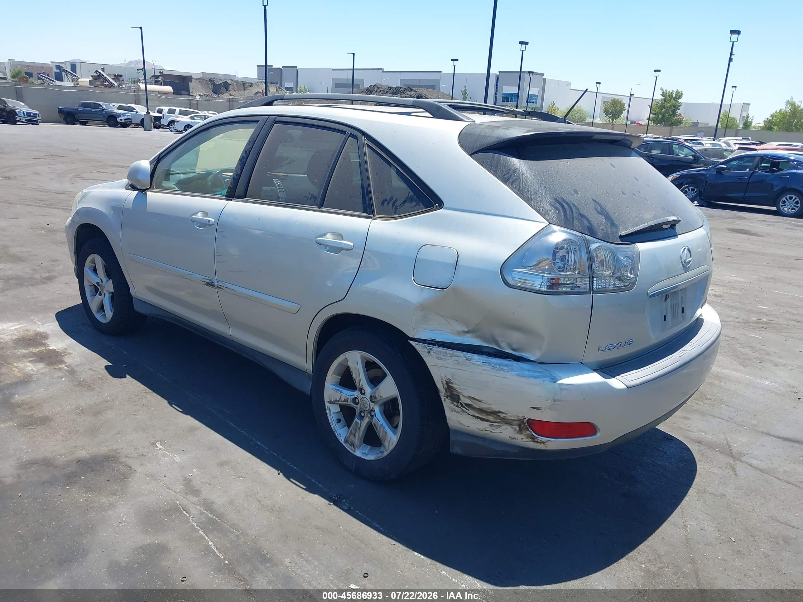 2005 Lexus Rx 330   Silver vin: JTJGA31U550049911